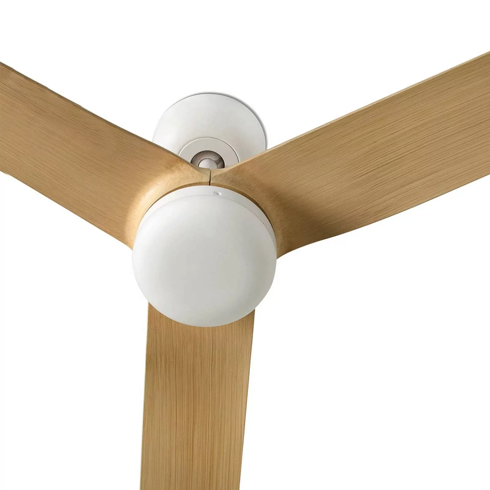 Deckenventilator Punt M DC LED weiß/Holz hell günstig online kaufen