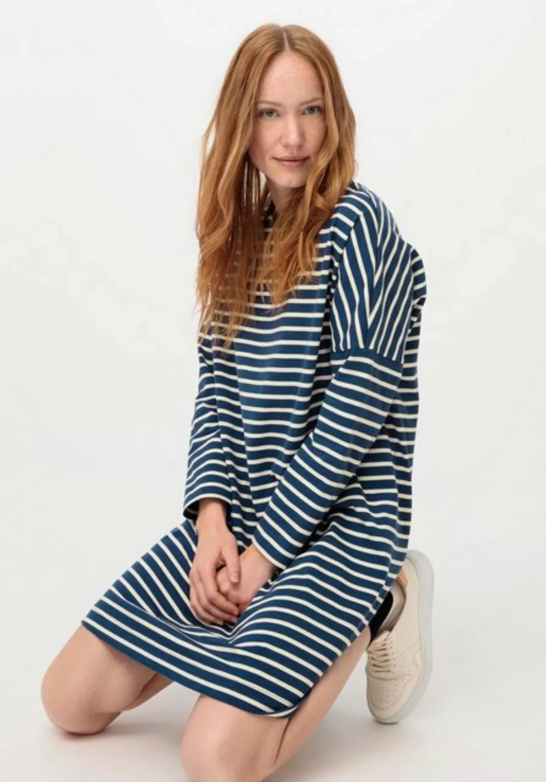 Hessnatur Jerseykleid Oversize aus reiner Bio-Baumwolle (1-tlg) günstig online kaufen