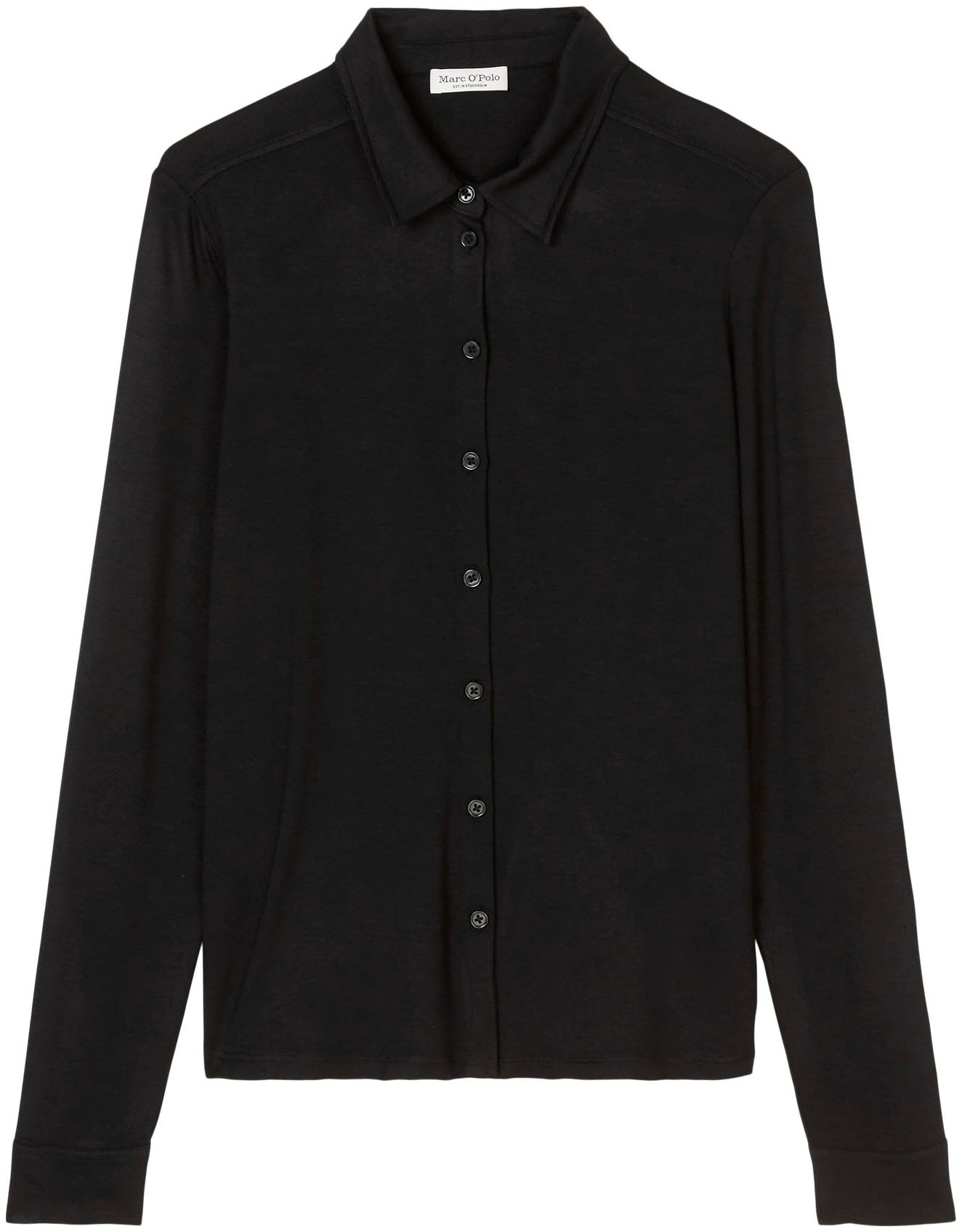 Marc O'Polo T-Shirt Jersey-blouse, long sleeve, collar günstig online kaufen