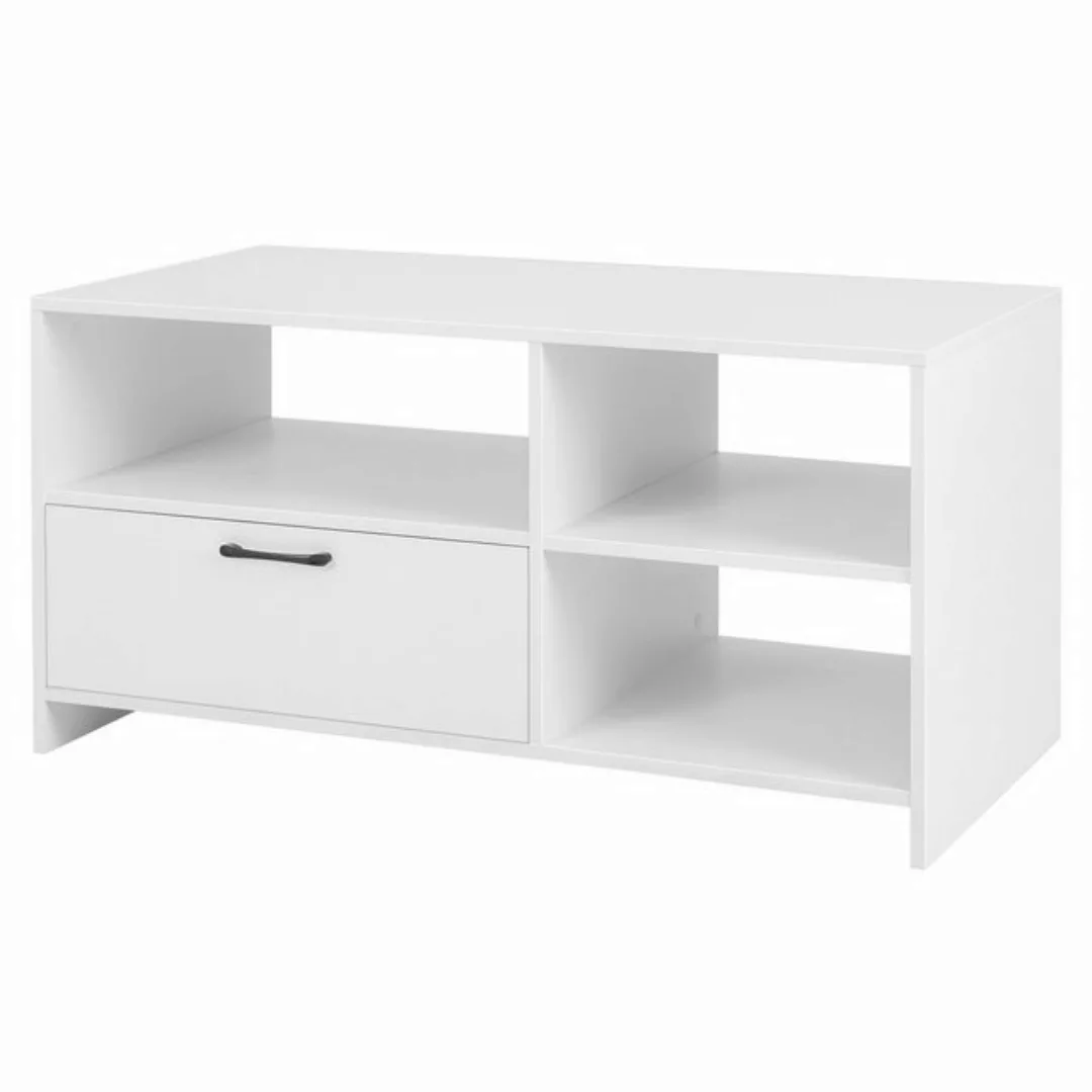 COSTWAY TV-Schrank Lowboard mit Schublade & offenen Fächern günstig online kaufen