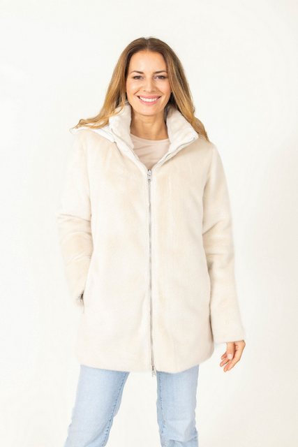 Green Goose Wendejacke Wendelongjacke "Lamb-Fakefur günstig online kaufen