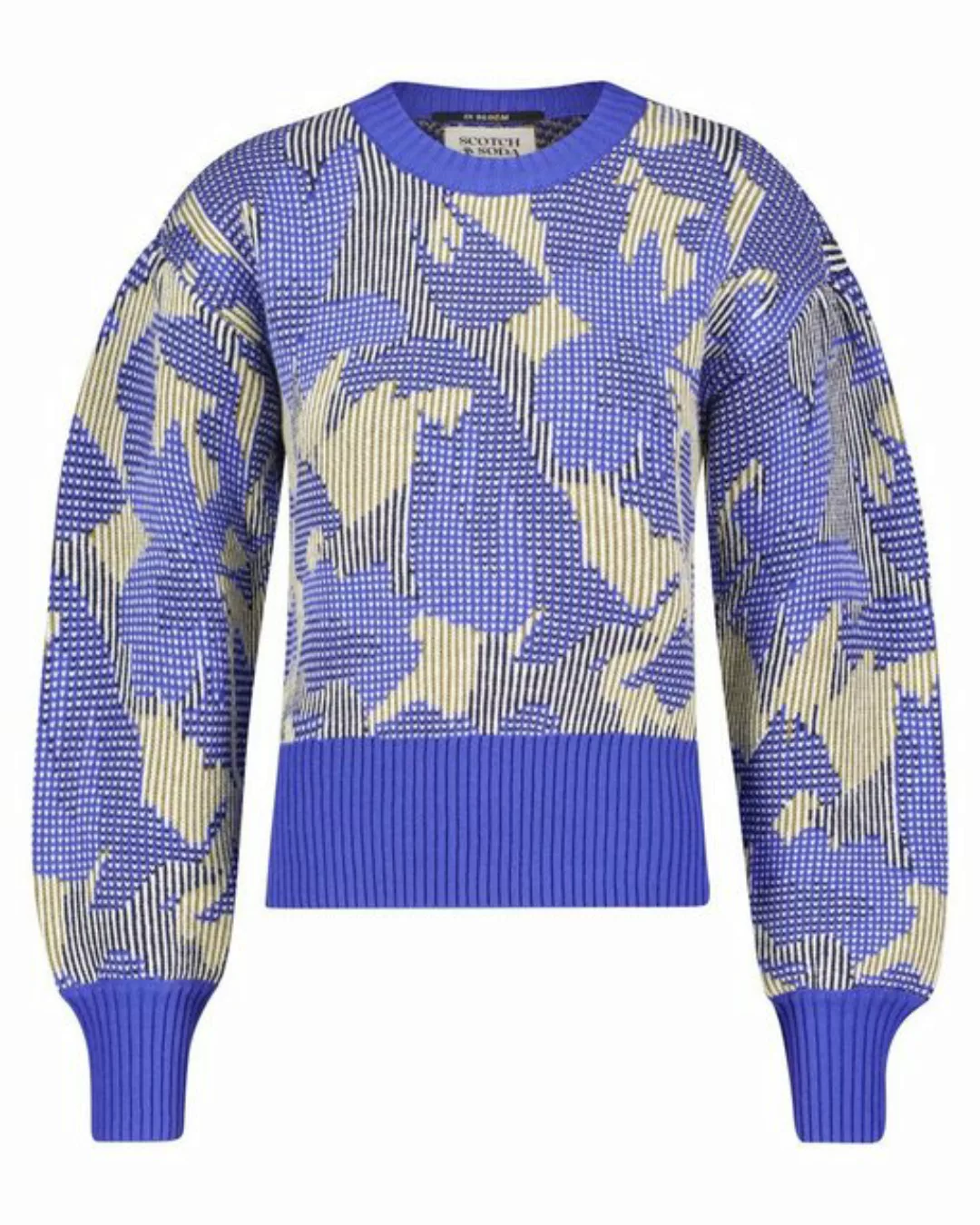 Scotch & Soda Strickpullover Damen Strickpullover ABSTRACT JACQUARD (1-tlg) günstig online kaufen