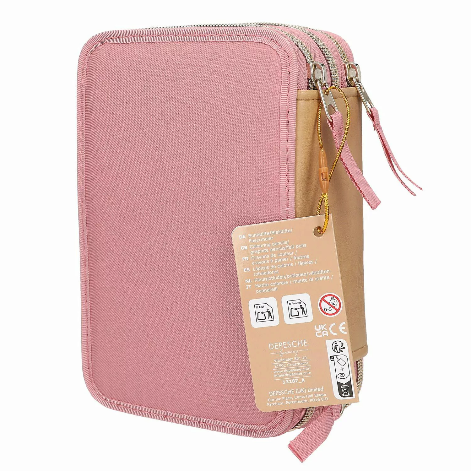 Depesche Federtasche Depesche 3-Fach Federtasche Miss günstig online kaufen
