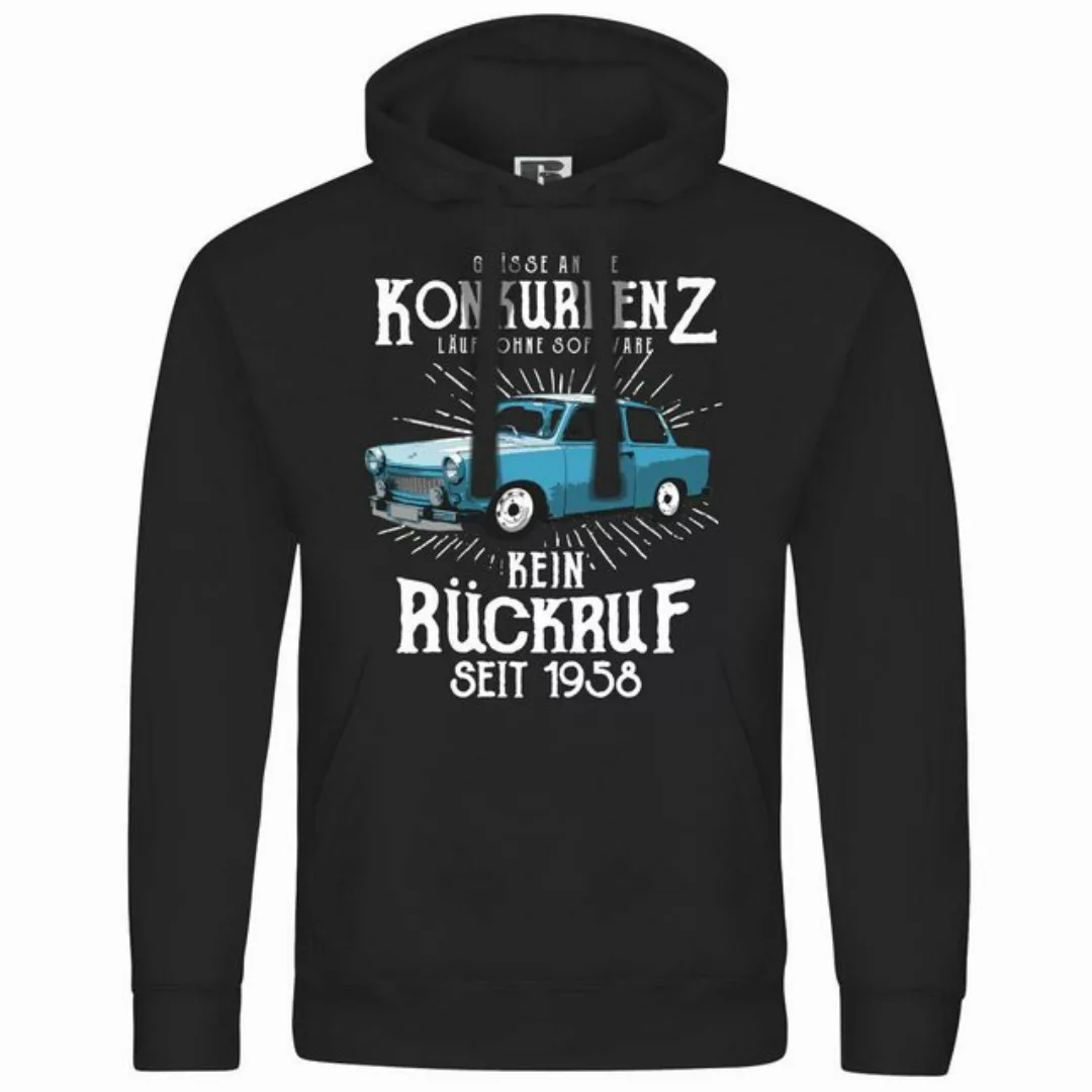 deinshirt Kapuzenpullover Herren Kapuzenpullover Grüße an die Konkurrenz Mi günstig online kaufen