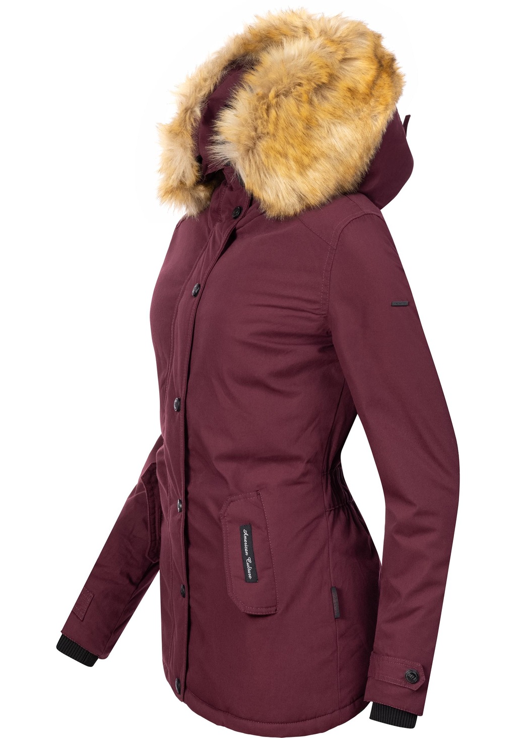 Navahoo Winterjacke "Laura", mit Kapuze, edler Parka mit Kunstfell-Kapuze günstig online kaufen