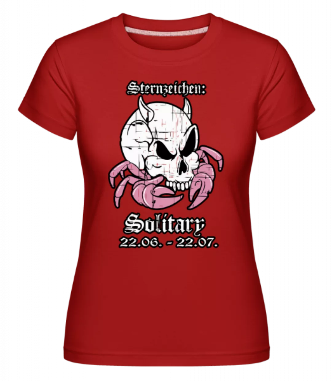 Metal Sternzeichen Solitary · Shirtinator Frauen T-Shirt günstig online kaufen