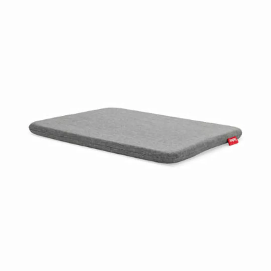 Outdoor-Kissen  textil grau / Für Hocker Concrete Seat - Olefin-Stoff - Fat günstig online kaufen