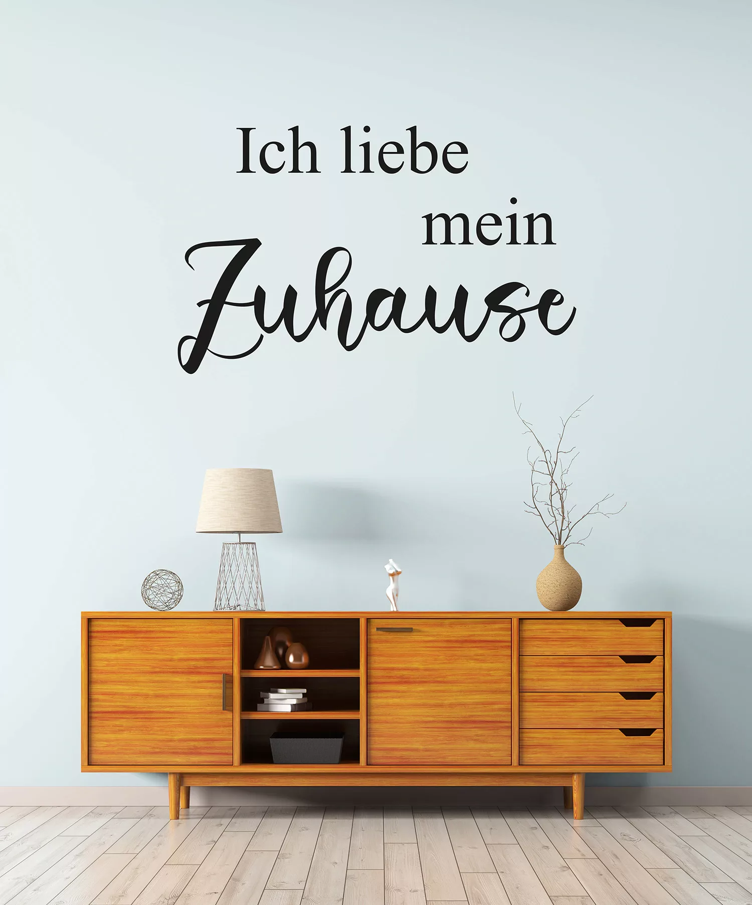 my home Wandtattoo "Ich liebe mein Zuhause", (1 St.), Wandaufkleber, selbst günstig online kaufen