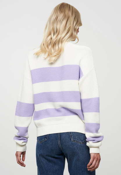 Damen Strickpullover Aus Baumwolle (Bio) | Lilac Recolution günstig online kaufen