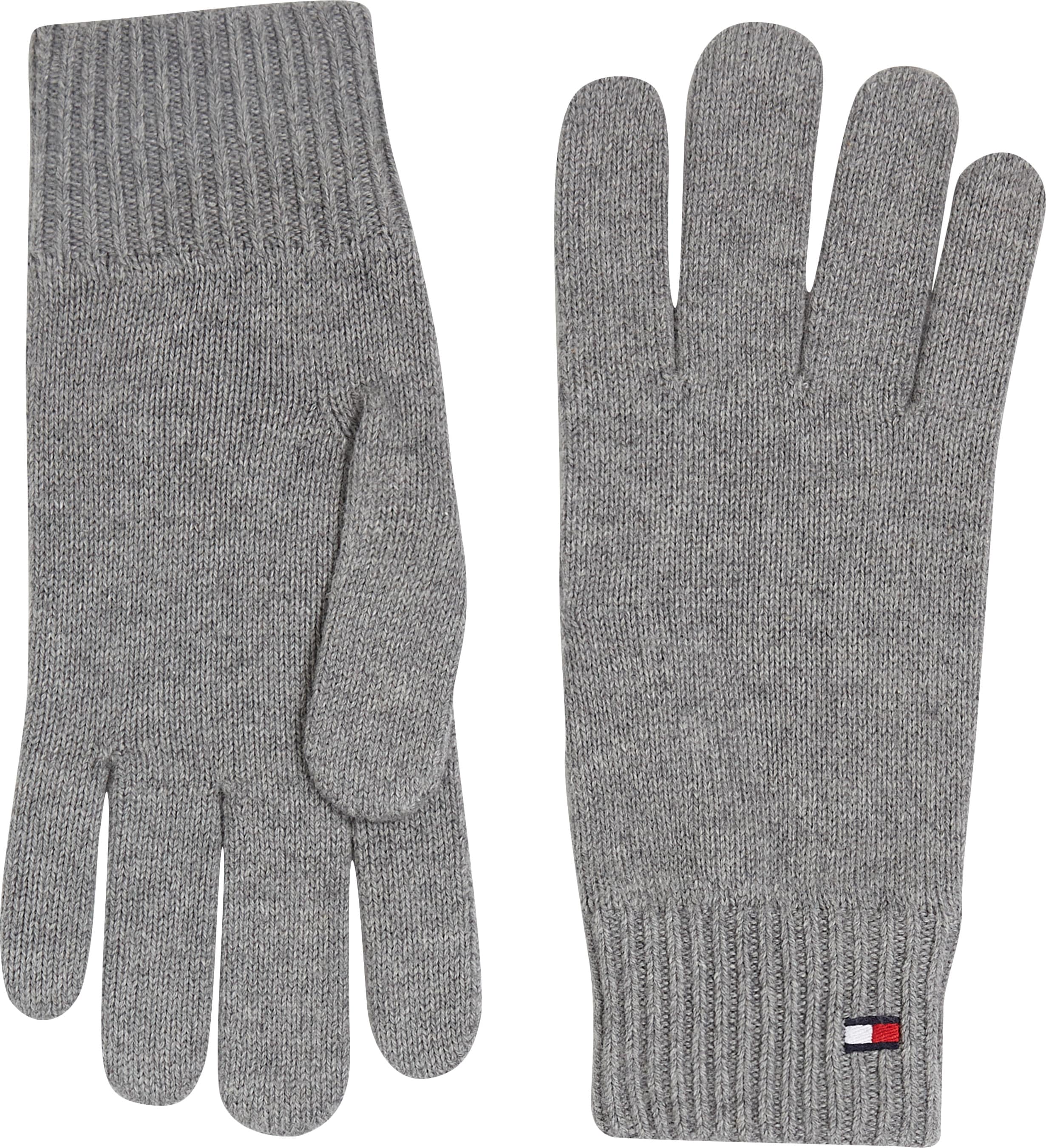 Tommy Hilfiger Strickhandschuhe "ESSENTIAL FLAG GLOVES", mit Logostickerei günstig online kaufen