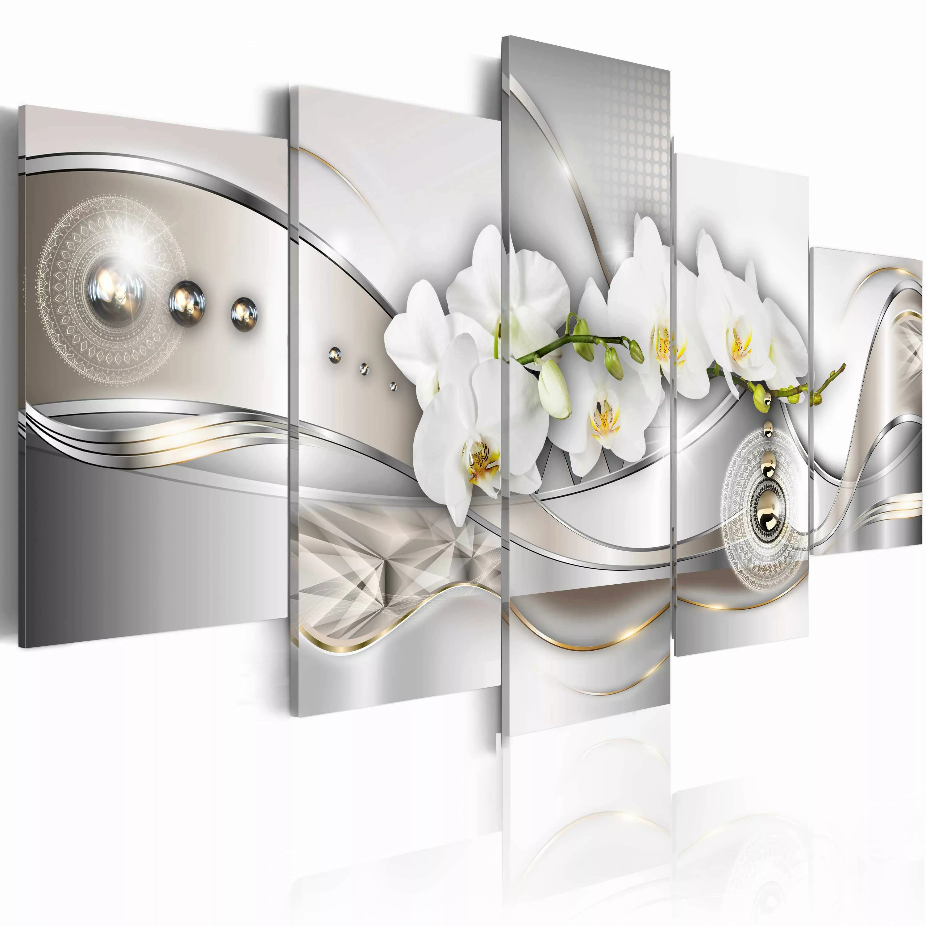 Wandbild - Pearl Dance Of Orchids günstig online kaufen