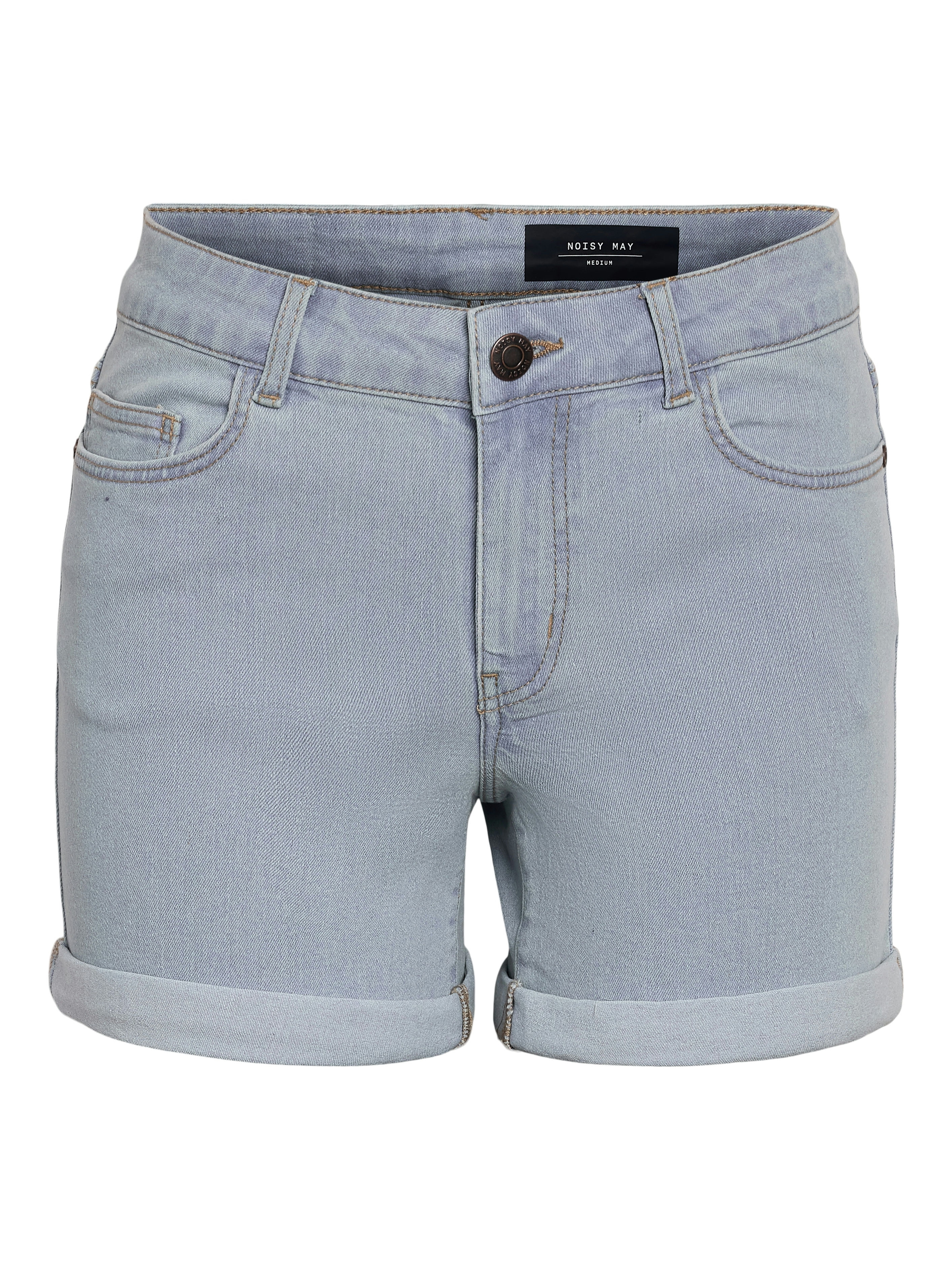 Noisy may Jeansshorts "NMDEBBY NW SLIM SHORTS VI520LB NOOS" günstig online kaufen