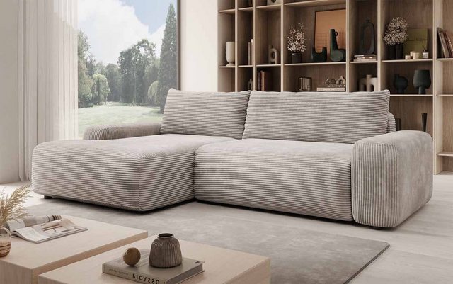 Luxusbetten24 Schlafsofa Designer Sofa Luma, mit Stauraum und Schlaffunktio günstig online kaufen