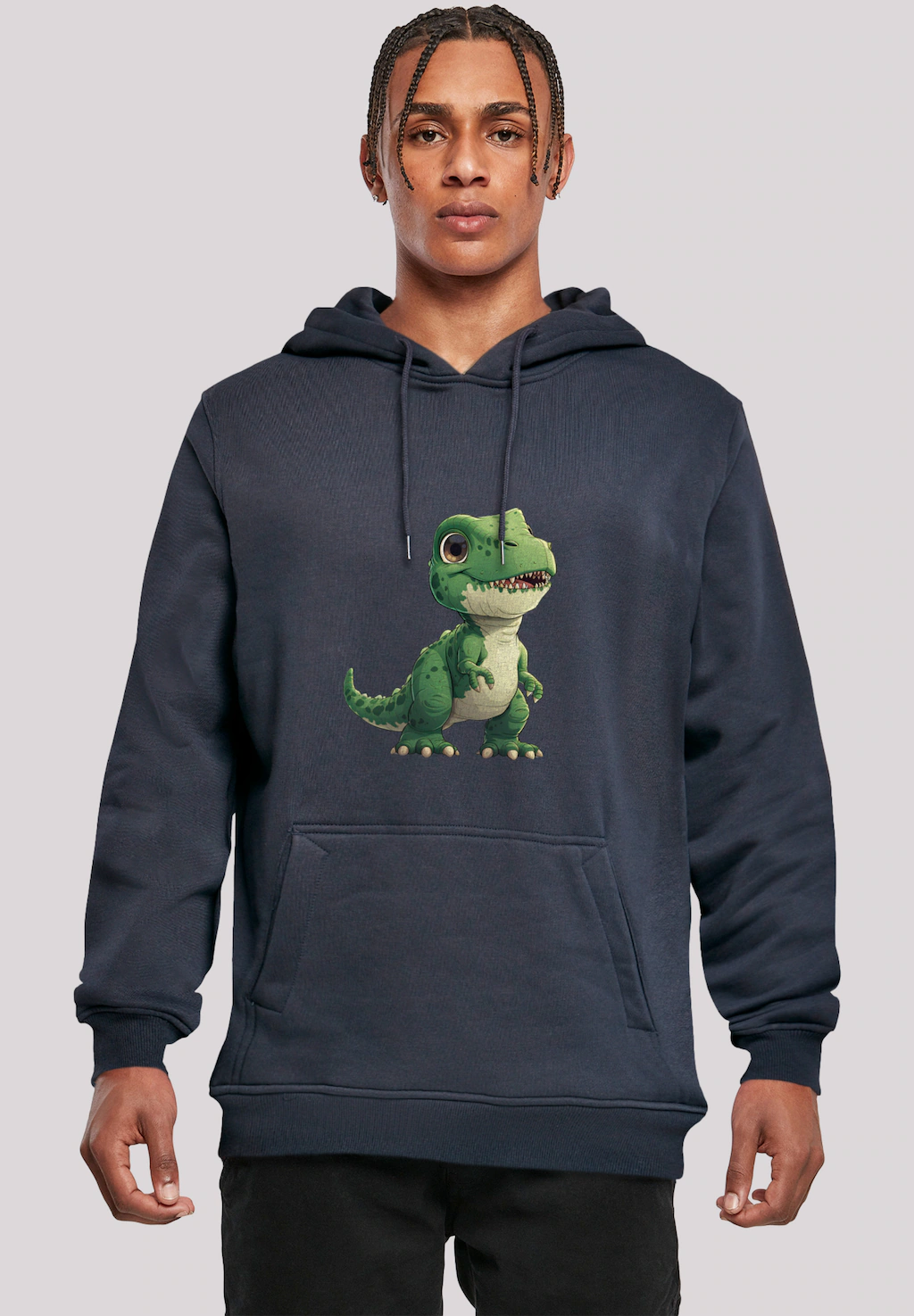 F4NT4STIC Kapuzenpullover "Süßer grüner Dino", Premium Qualität günstig online kaufen