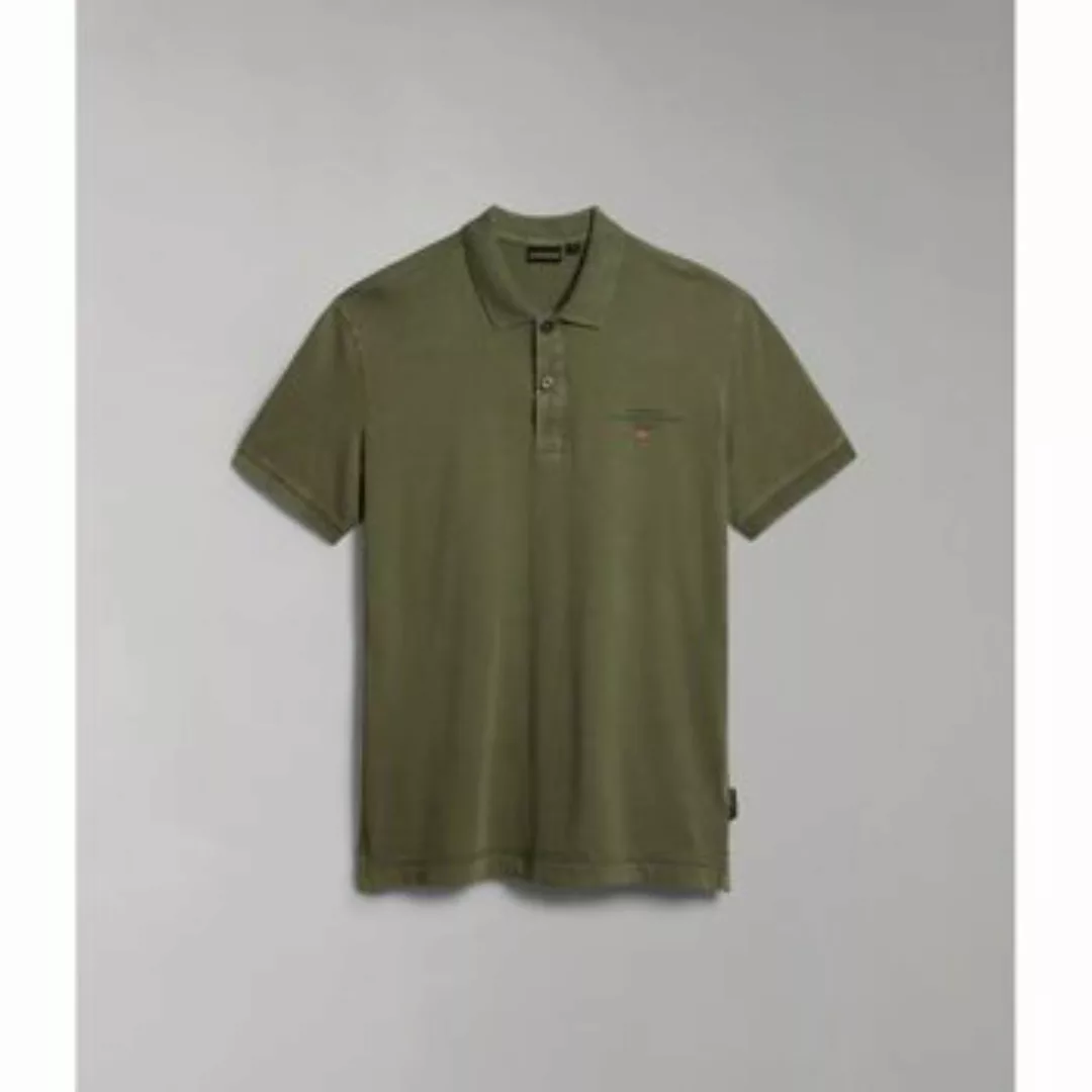Napapijri  T-Shirts & Poloshirts ELBAS JERSEY - NP0A4GB4-GAE GREEN LICHEN günstig online kaufen