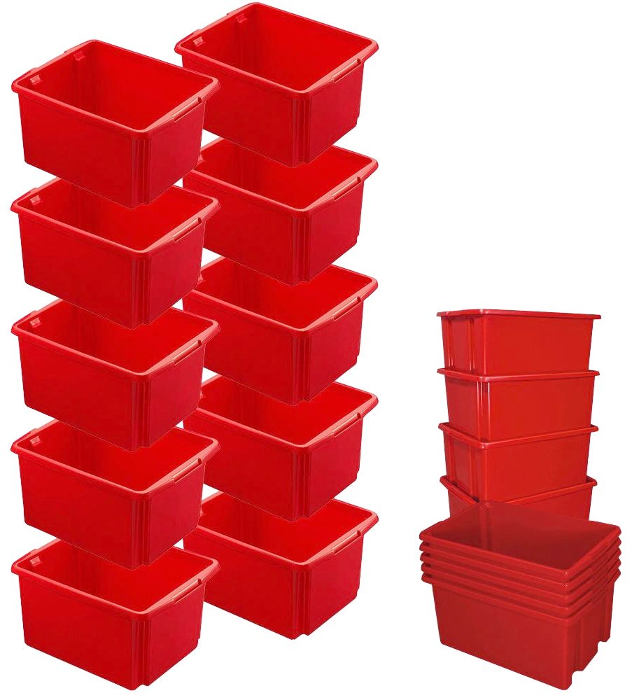 nicht definiert Aufbewahrungsbox, (Set, 10 St.), BxTxH: 36x45,5x24,5 cm günstig online kaufen