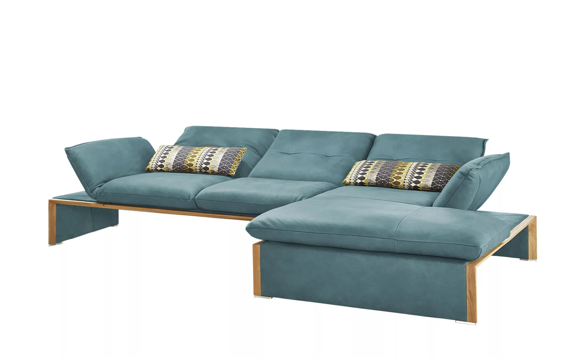 KOINOR Leder-Ecksofa  Humfrey ¦ türkis/petrol ¦ Maße (cm): B: 314 H: 93 T: günstig online kaufen