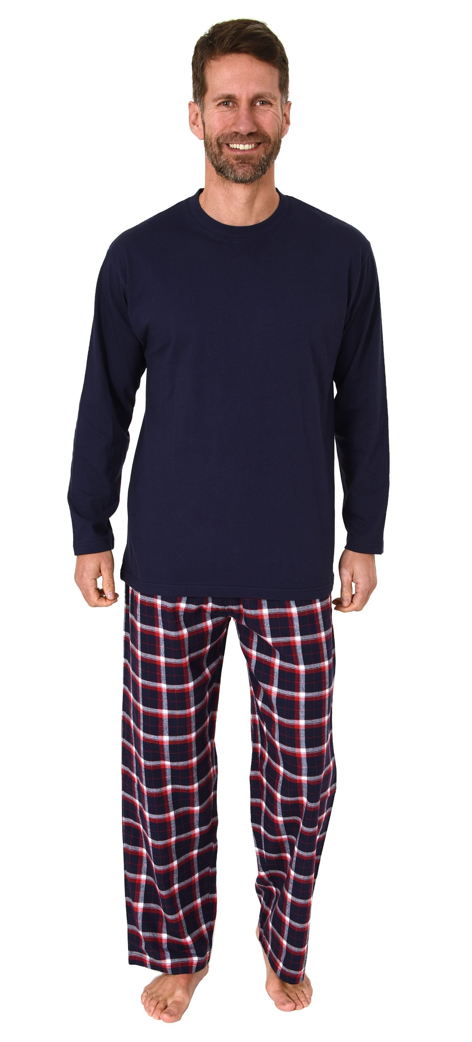 Normann Pyjama Herren Schlafanzug lang, Pyjama günstig online kaufen