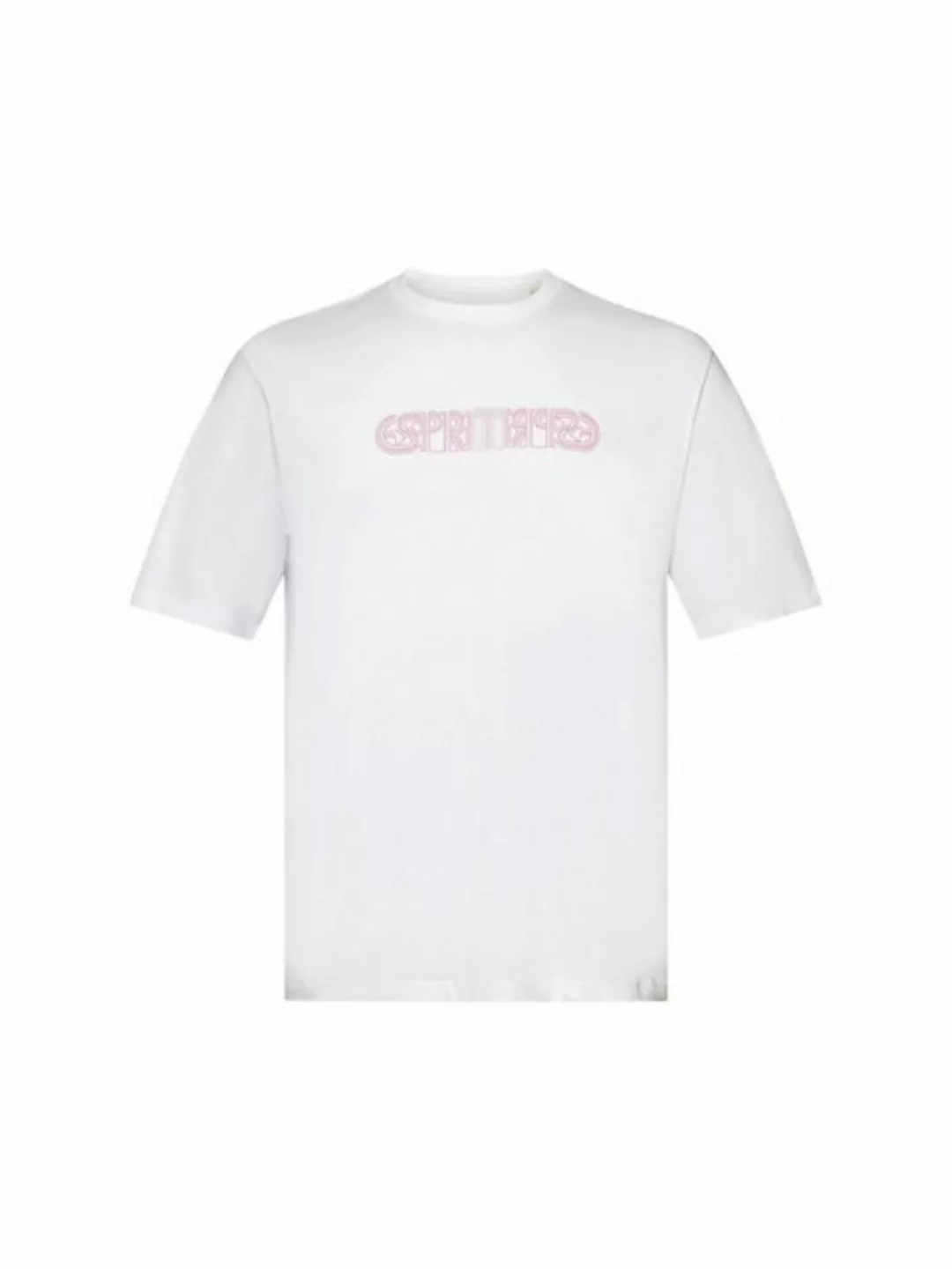 edc by Esprit T-Shirt T-Shirt mit Logo-Print in lockerer Passform (1-tlg) günstig online kaufen