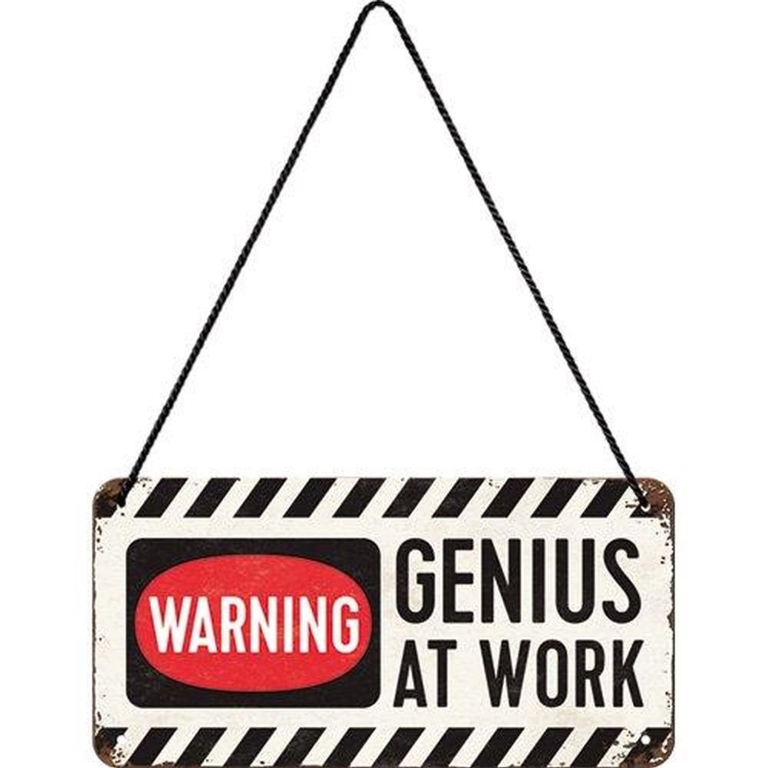 Nostalgic-Art Hängeschild Achtung Genius At Work günstig online kaufen