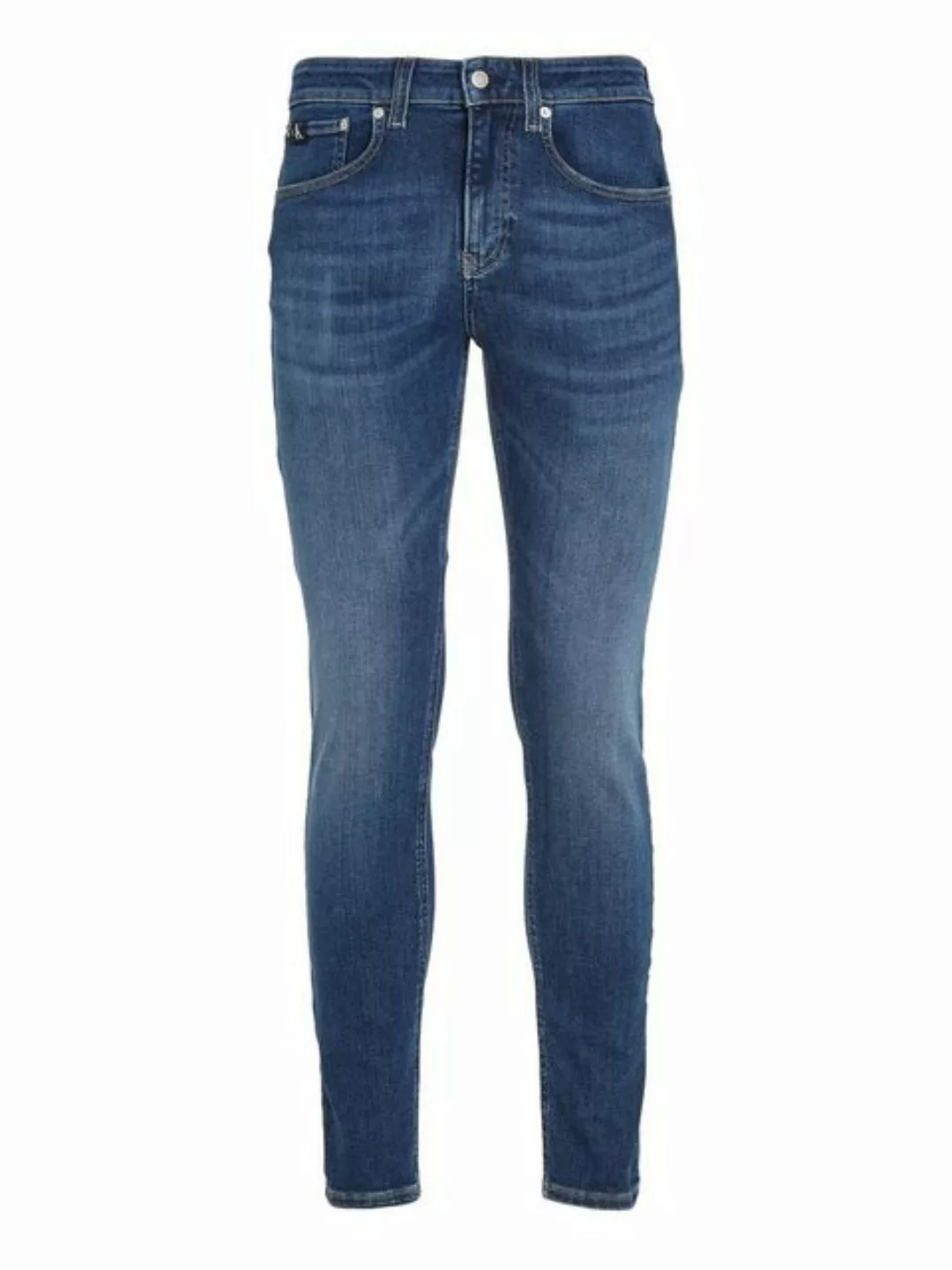 Calvin Klein Jeans Skinny-fit-Jeans SKINNY mit Leder-Badge günstig online kaufen