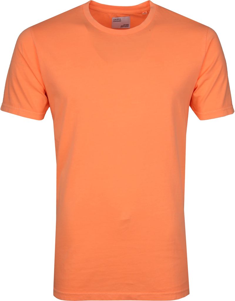 Colorful Standard T-shirt Neon Orange - Größe XXL günstig online kaufen