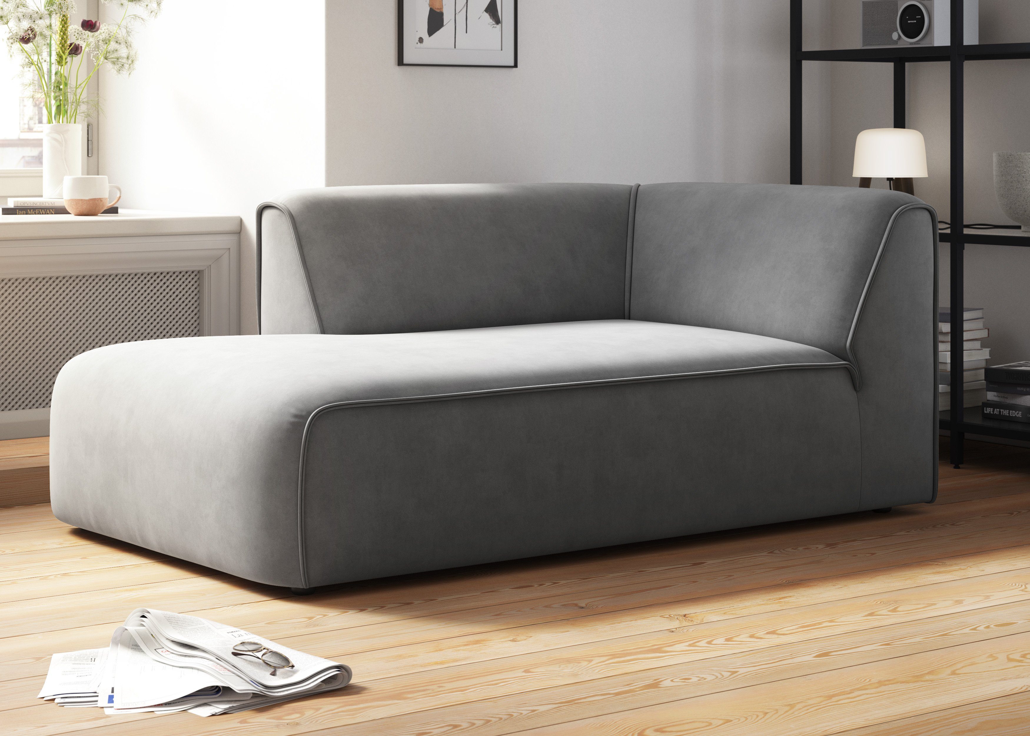 RAUM.ID Ottomane "Merid Chaiselongue, Maße B/T/H: 100/162/70 cm", als Modul günstig online kaufen