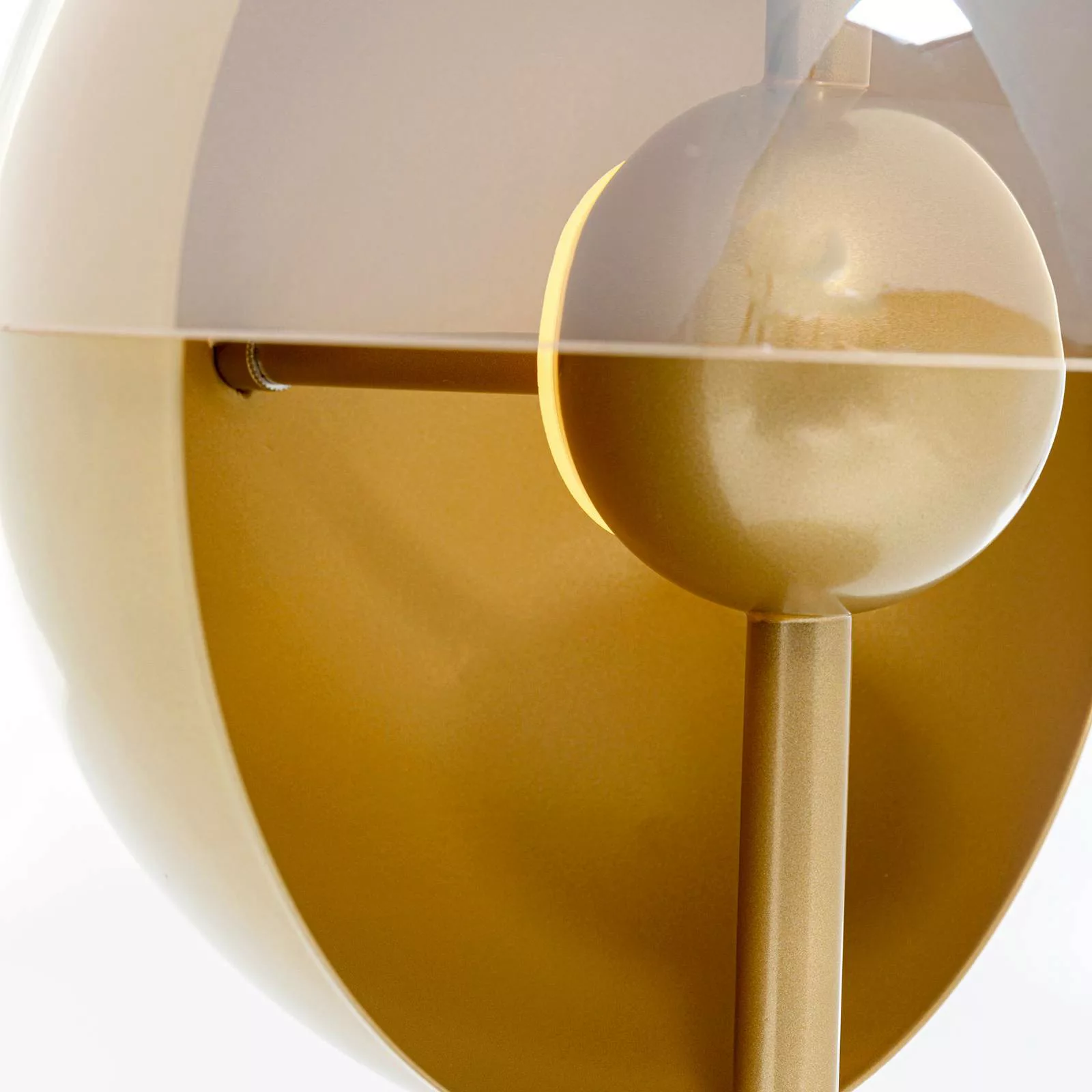 KARE Romy LED-Tischleuchte Stahl und Glas gold günstig online kaufen
