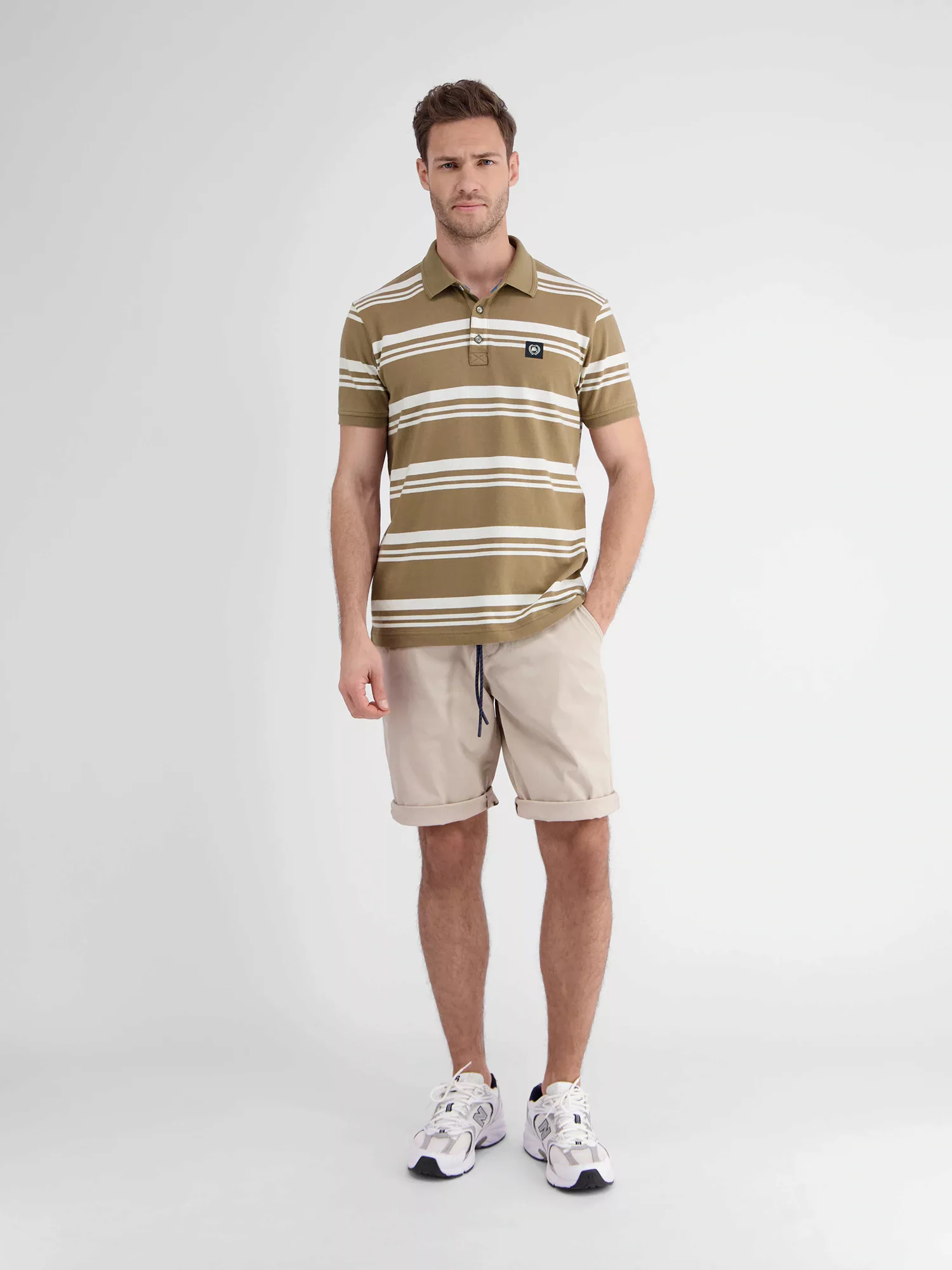 LERROS Poloshirt "LERROS Poloshirt in weicher, gewaschener Jerseyqualität" günstig online kaufen