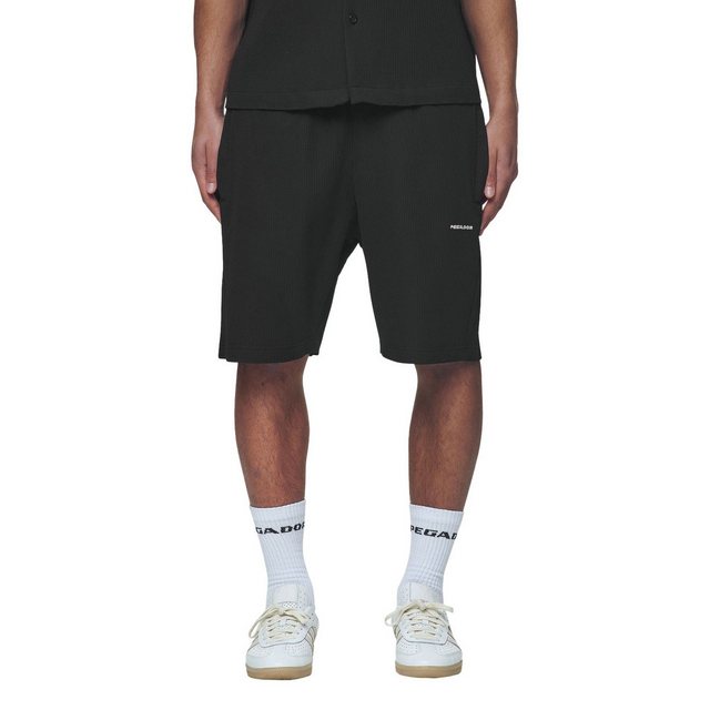 Pegador Shorts Troy Plissee Shorts, schwarz günstig online kaufen