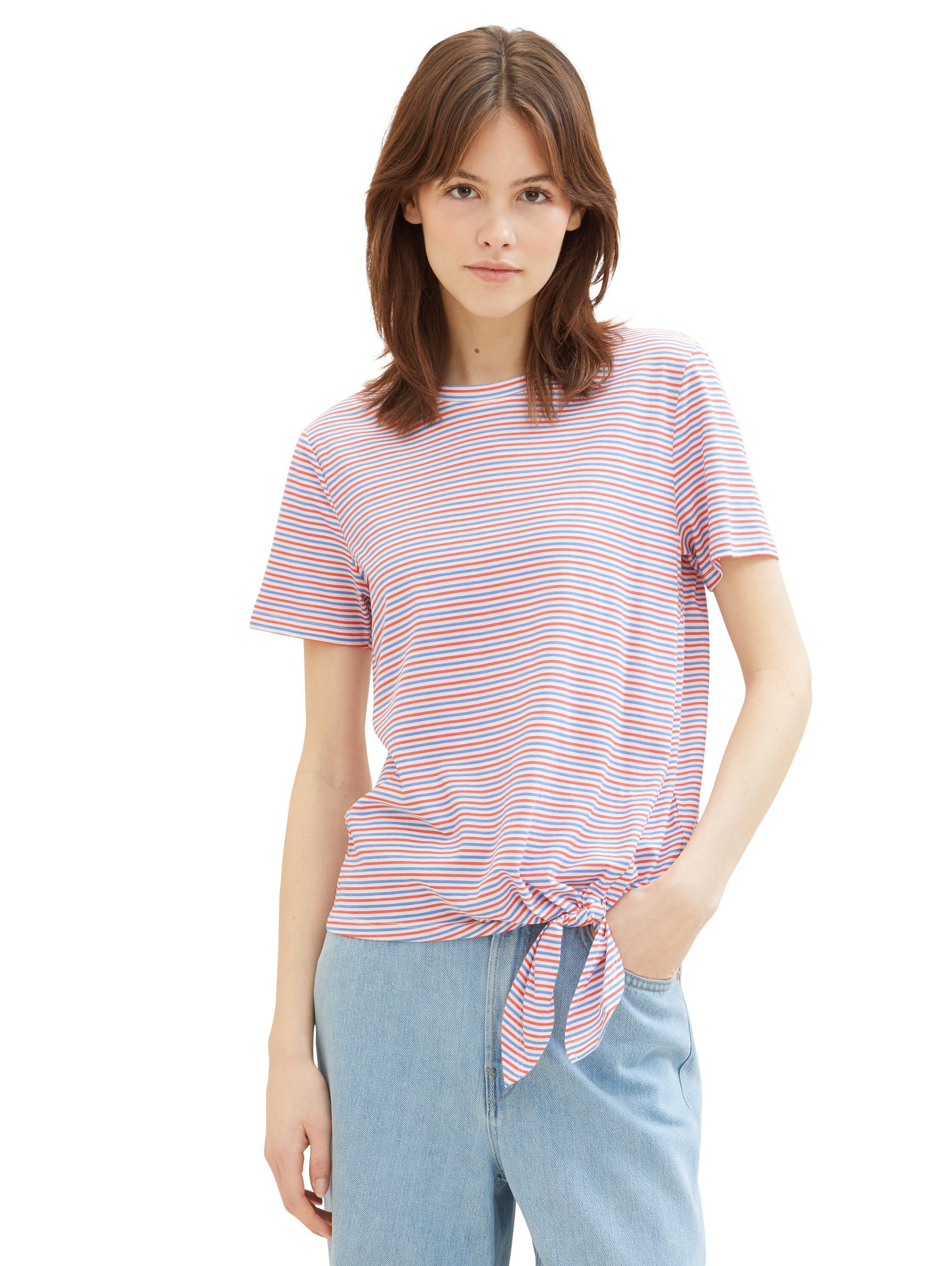 TOM TAILOR Denim T-Shirt mit Minimalprint günstig online kaufen