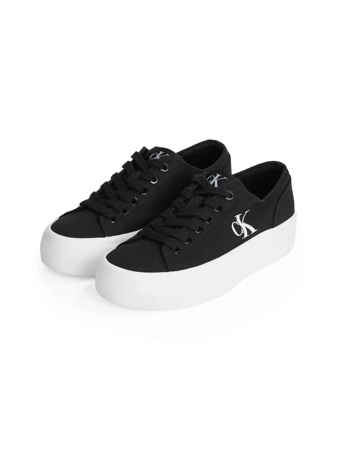 Calvin Klein Jeans Plateausneaker "VULC FLATFORM LOW CV MG", Schnürschuh, F günstig online kaufen