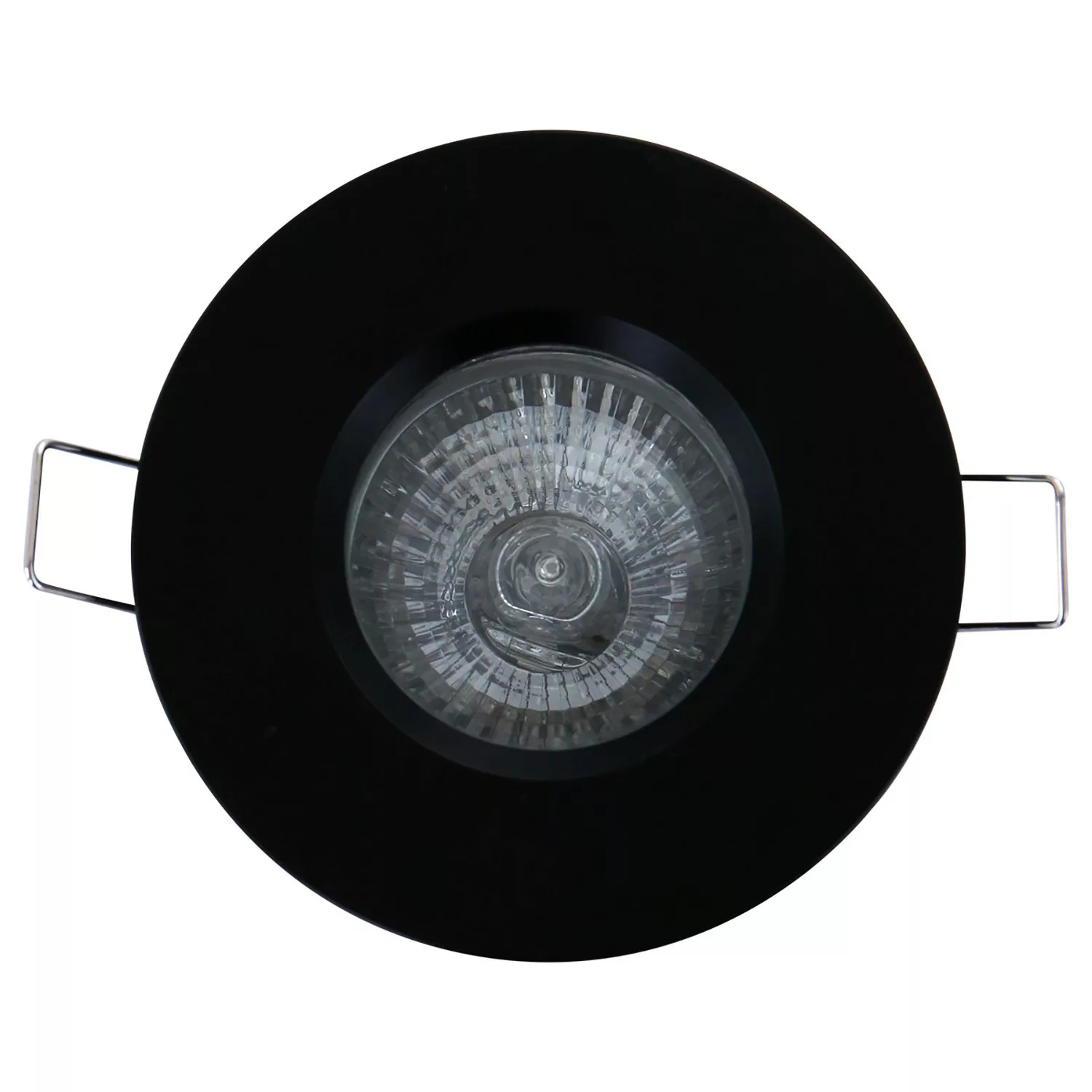 LED Einbauspot Pélite Einbauspot in Schwarz 4,6W 350lm GU10 IP44 günstig online kaufen