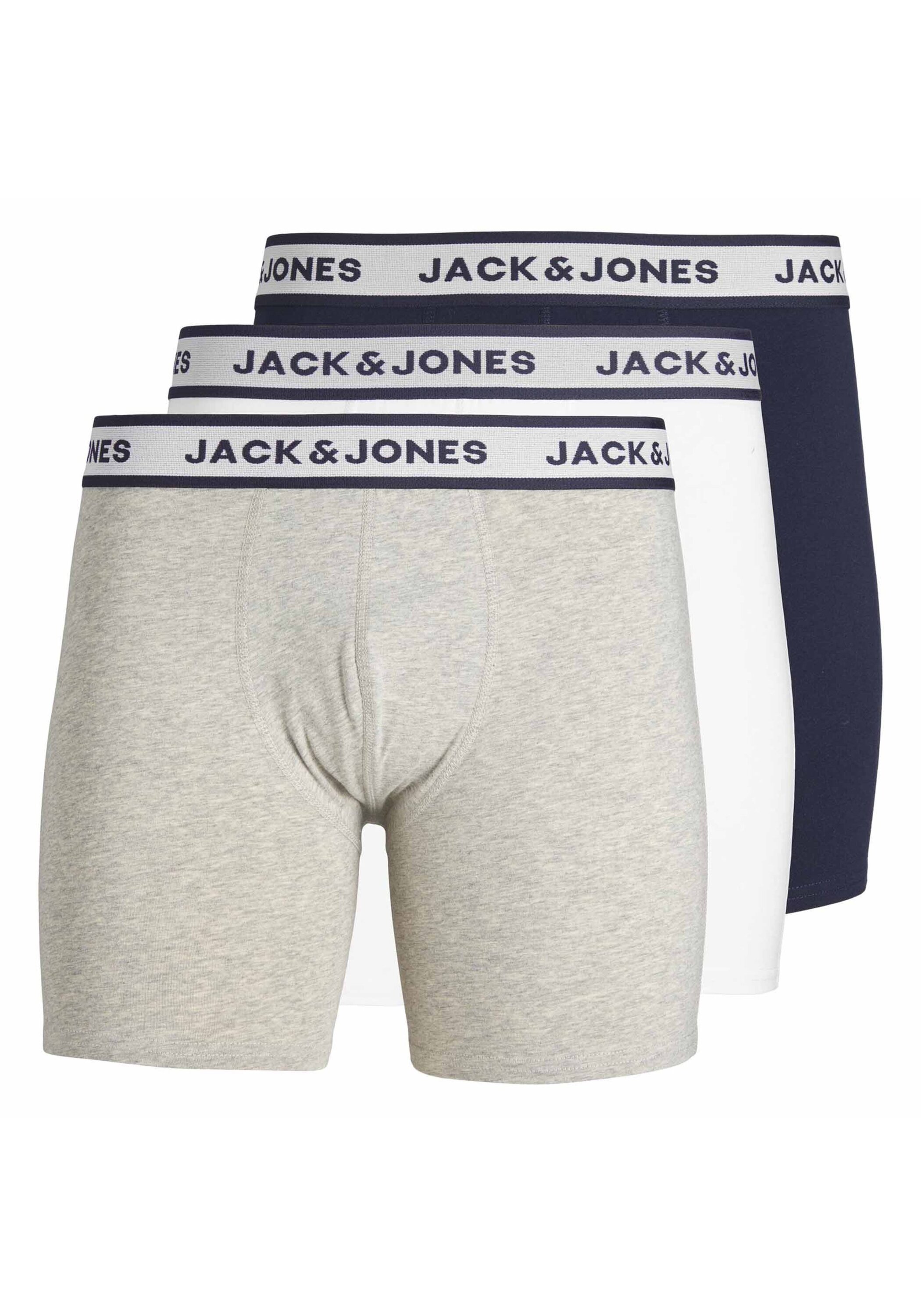 Jack & Jones 3-er Set Boxer Briefs Schwarz günstig online kaufen