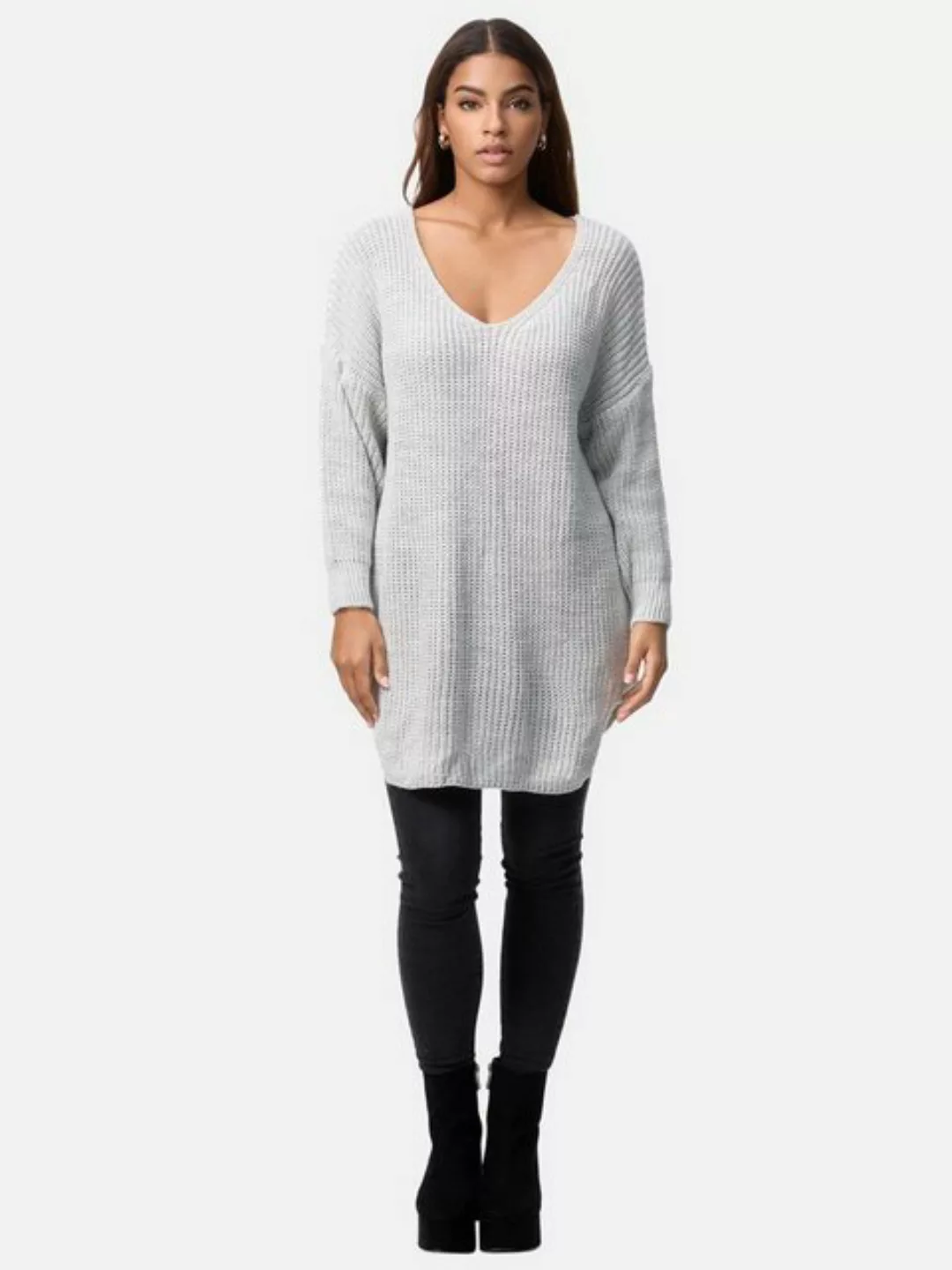 Elara Strickpullover Elara Damen Strickpullover Runderkragen (1-tlg) günstig online kaufen