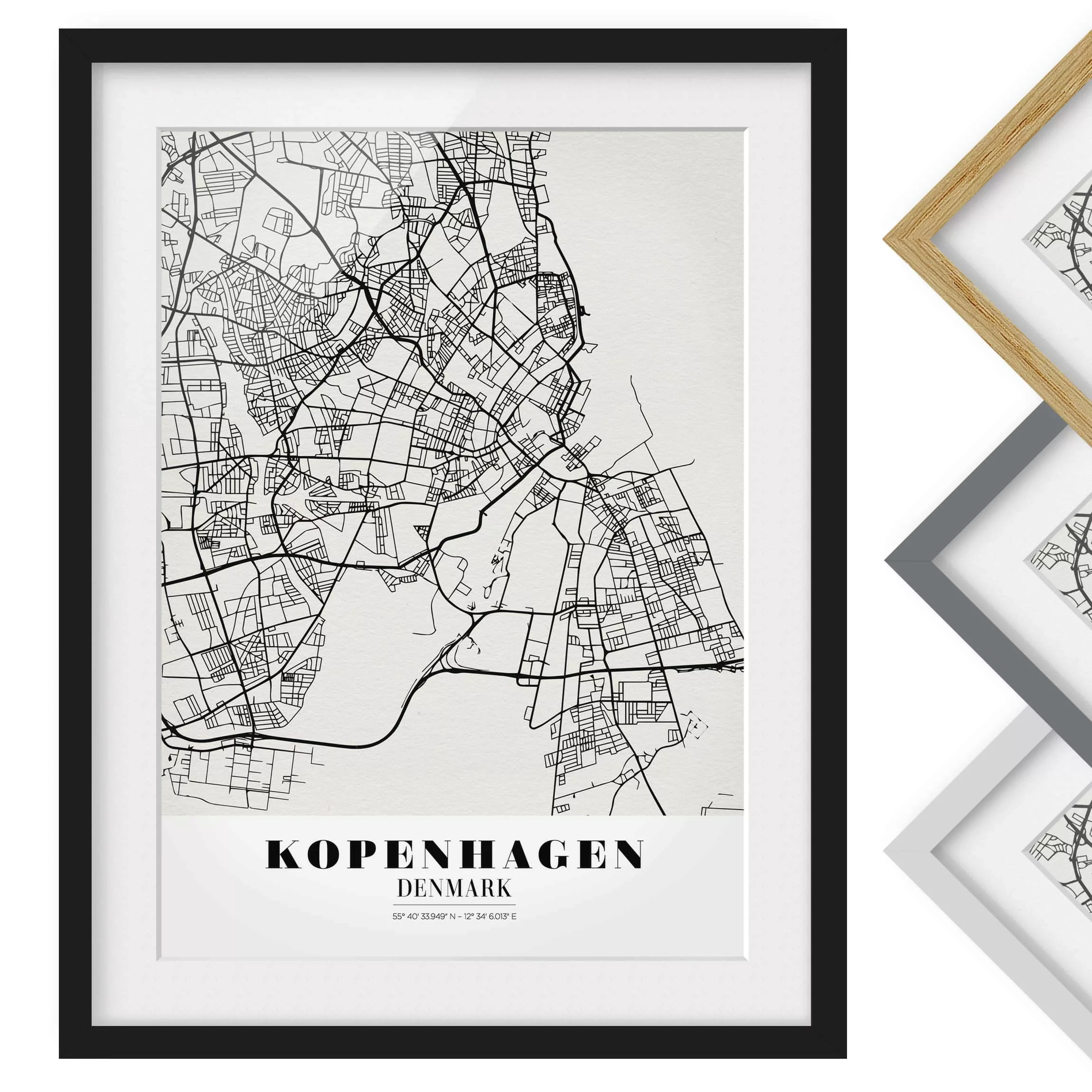 home24 Bild Stadtplan Kopenhagen I günstig online kaufen