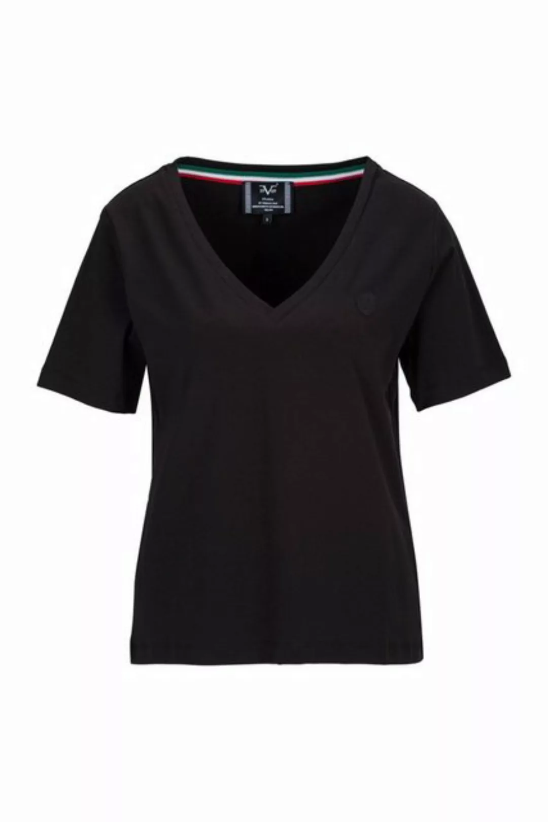 19V69 Italia by Versace T-Shirt BAILA Damen Basic V-Ausschnitt Kurzarm-Shir günstig online kaufen