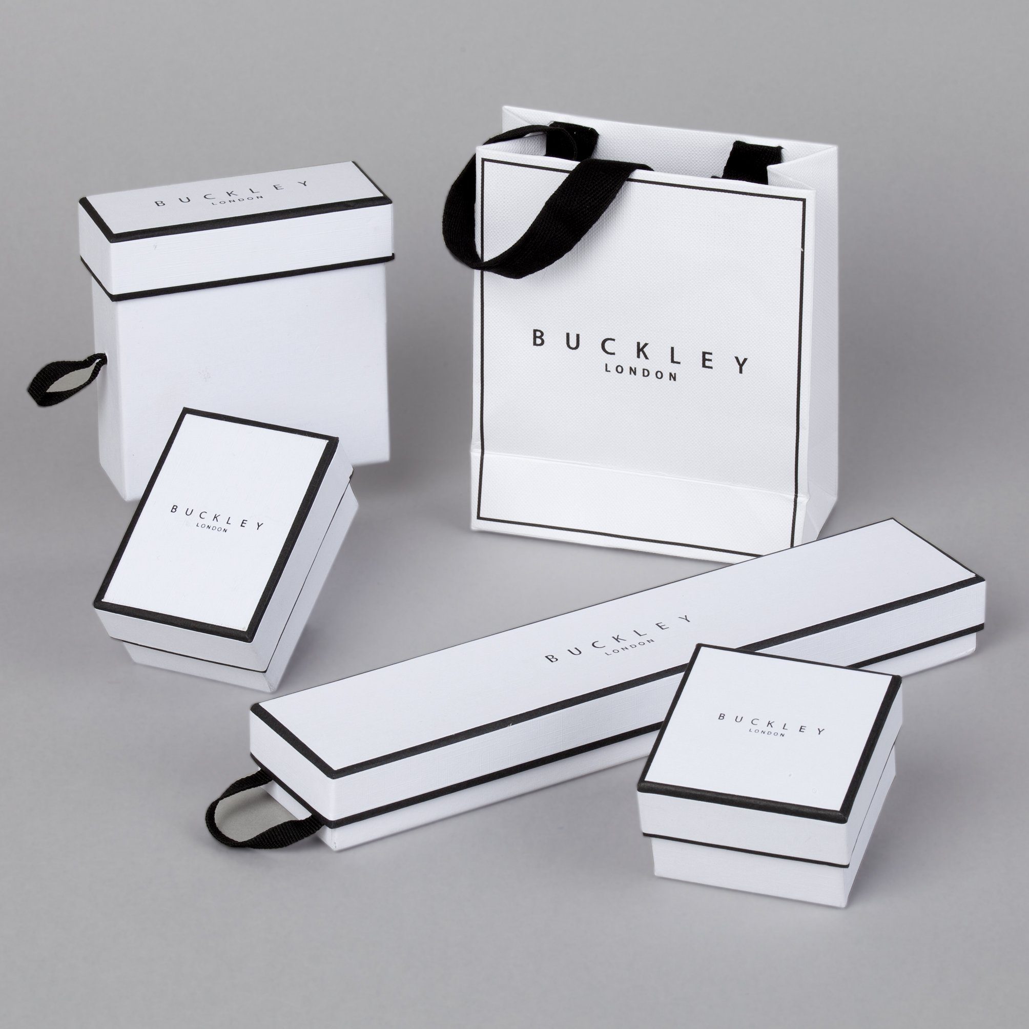 Buckley London Fingerring Messing rotvergoldet Kristalle günstig online kaufen