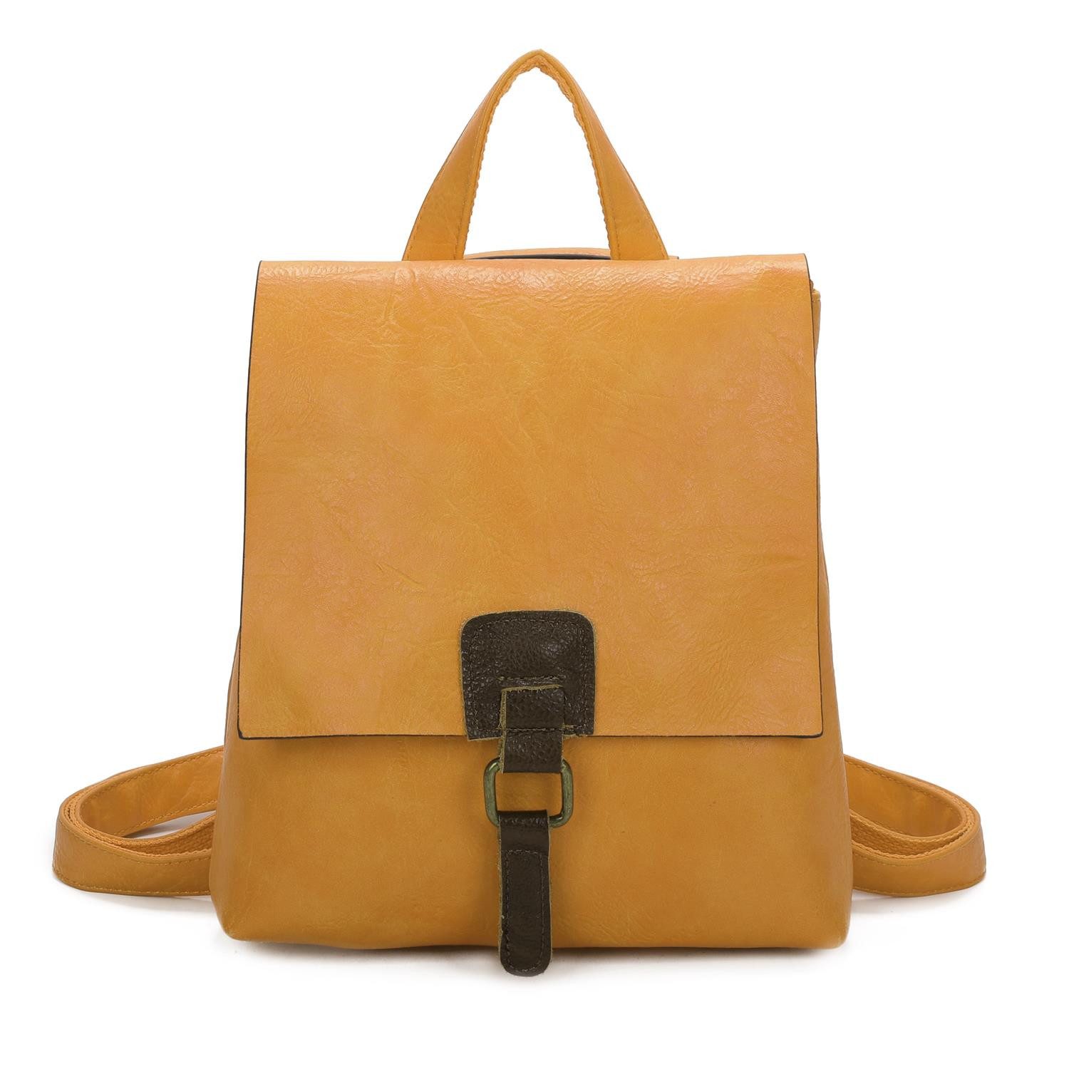 ITALYSHOP24 Rucksack Damen Schultertasche Backpack Umhängetasche günstig online kaufen