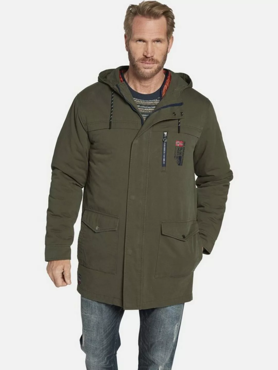 Jan Vanderstorm Outdoorjacke BORGAR im Parka-Style günstig online kaufen