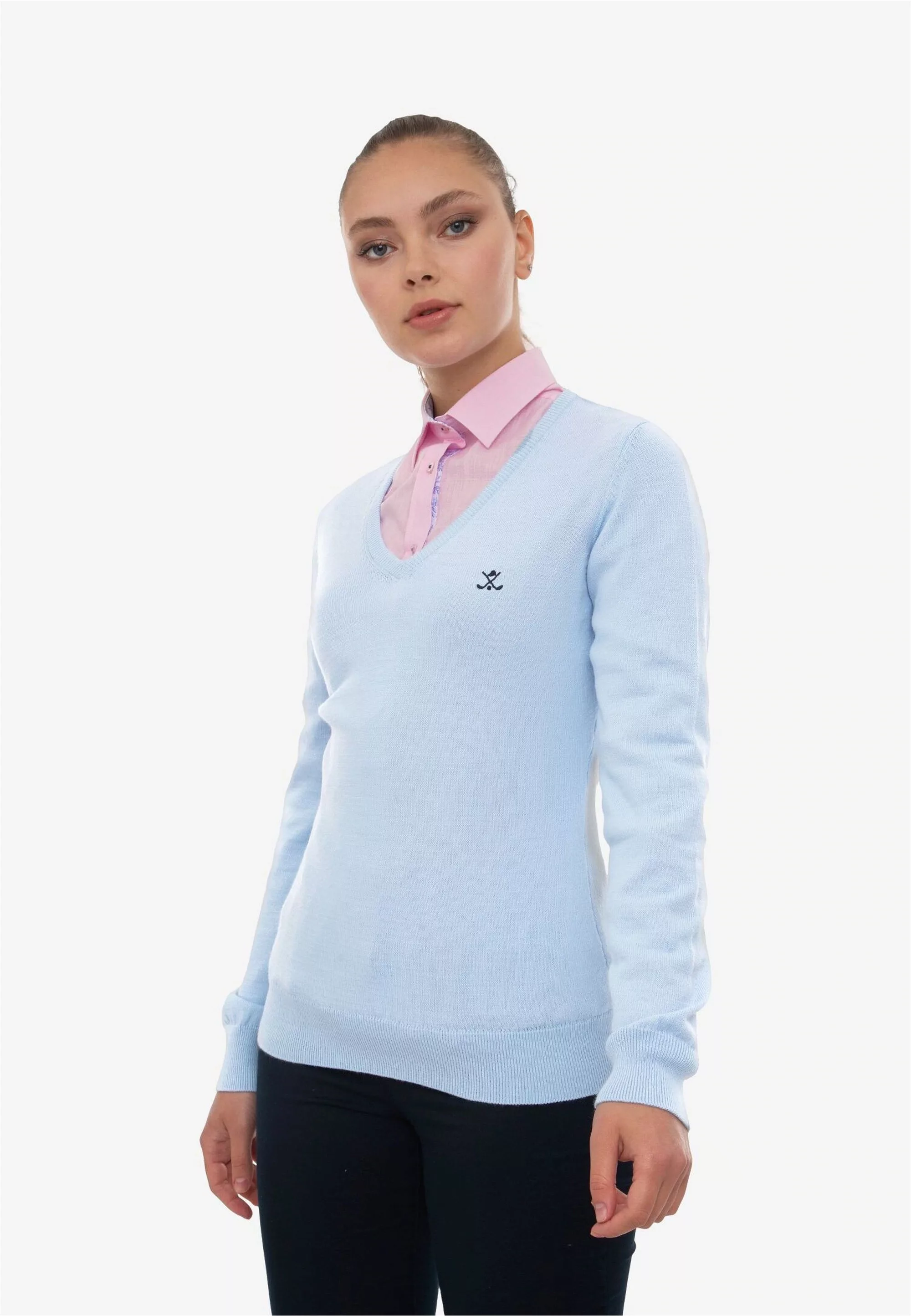 SIR RAYMOND TAILOR Strickpullover "Verty", (1 tlg.), mit klassischem V-Auss günstig online kaufen
