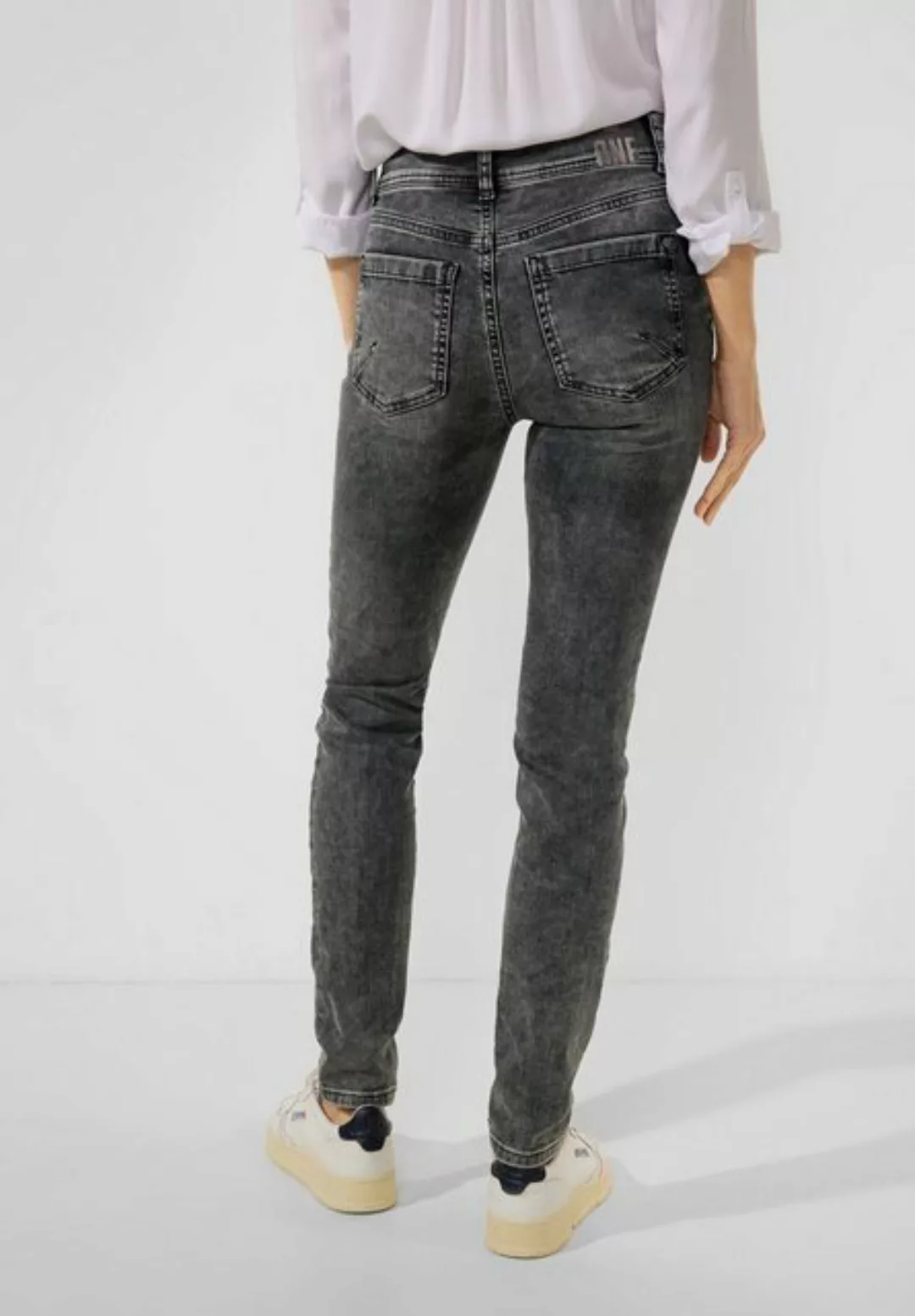 STREET ONE Comfort-fit-Jeans, mit Doppelknopf günstig online kaufen