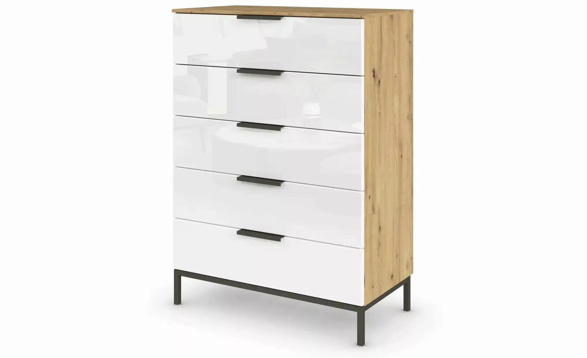 Kommode ¦ holzfarben ¦ Maße (cm): B: 80 H: 111 Kommoden & Sideboards > Komm günstig online kaufen