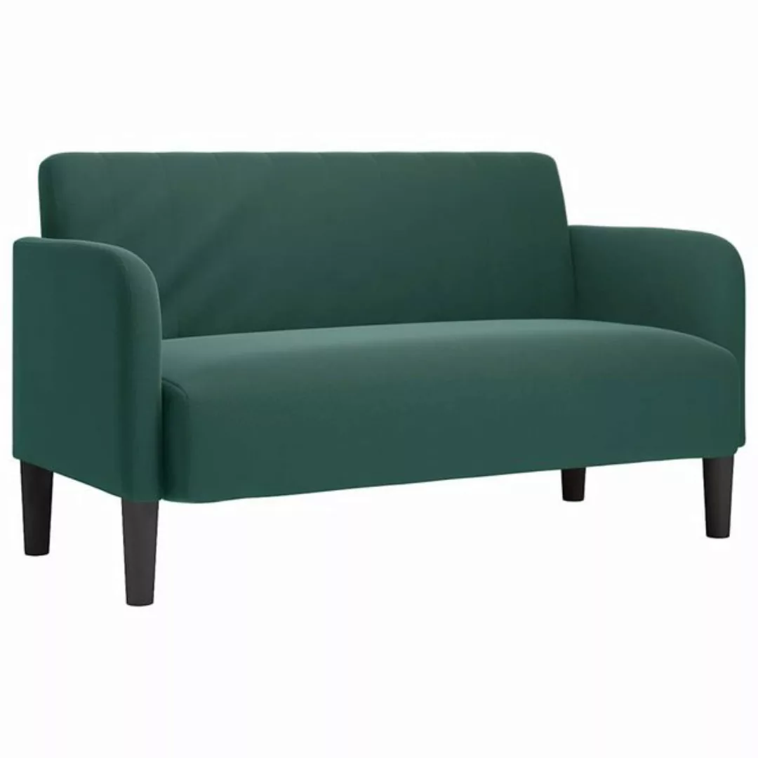 vidaXL Sofa Zweisitzer-Sofa Dunkelgrün 109 cm Samt günstig online kaufen