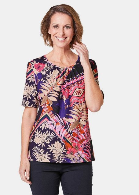 GOLDNER Print-Shirt Stretchbequemes Shirt mit extravagantem Druck günstig online kaufen