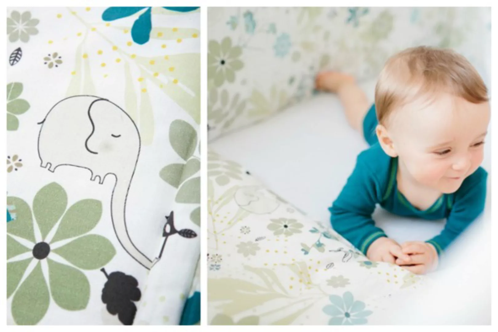 Baby Bettwäsche 100x135cm / 60x40cm - Unterschiedliche Designs günstig online kaufen