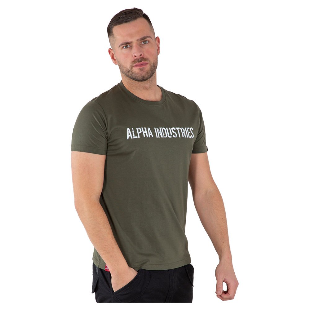 Alpha Industries Rbf Moto Kurzärmeliges T-shirt S Dark Olive günstig online kaufen