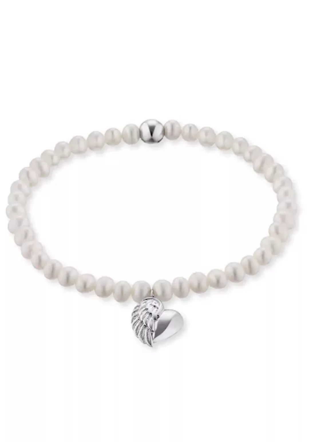 Engelsrufer Perlenarmband »HERZFLÜGEL CHARM, ERB-HEARTWING-PE«, mit Süßwass günstig online kaufen