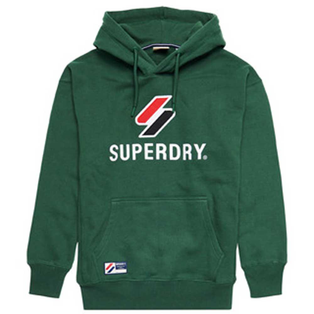 Superdry Code Apq 2 Os Hood Pullover XS-S Dark Green günstig online kaufen