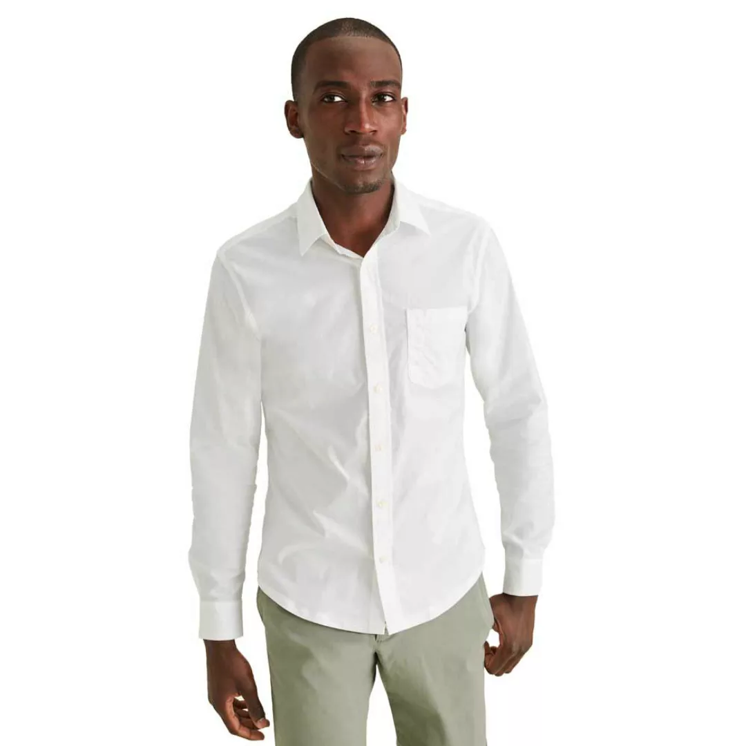 Dockers Slim Icon Langarm Hemd S Lucent White günstig online kaufen